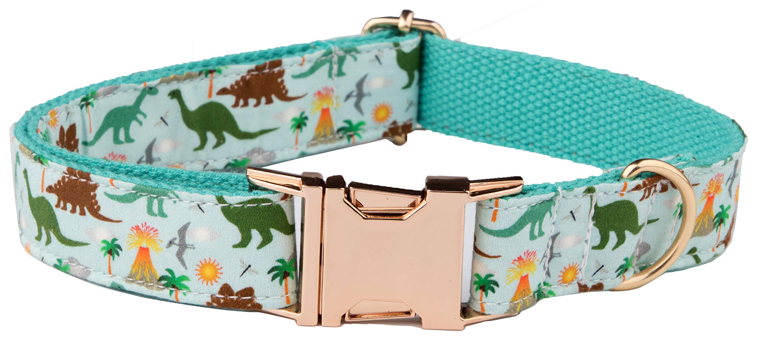 Dinosaur Dog Bow Tie Dog Collar,Detachable Bowtie, Adjustable Collar For Small Medium Large Dogs