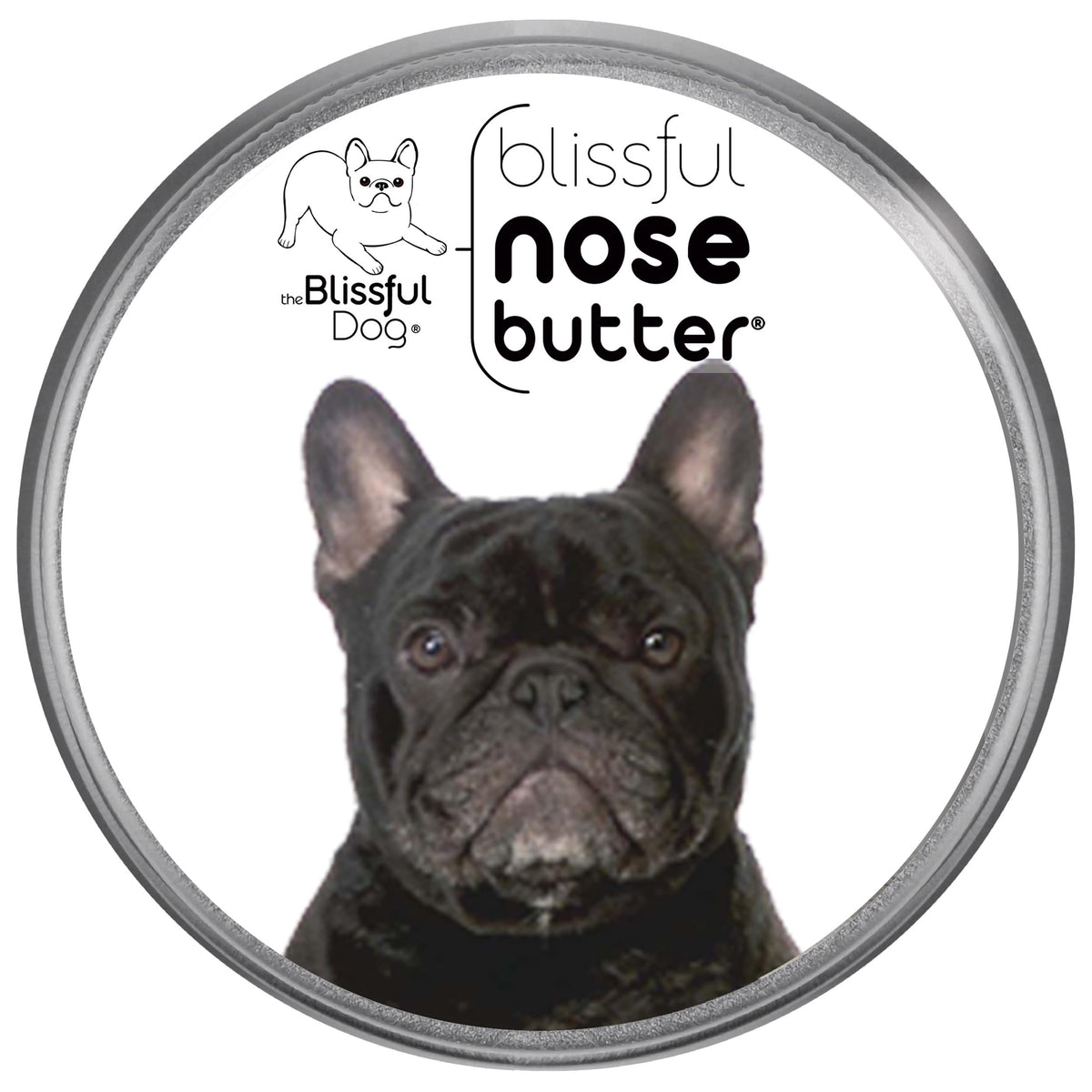 The Blissful Dog French Bulldog Brindle Unscented Nose Butter - Dog Nose Butter, 4 Ounce