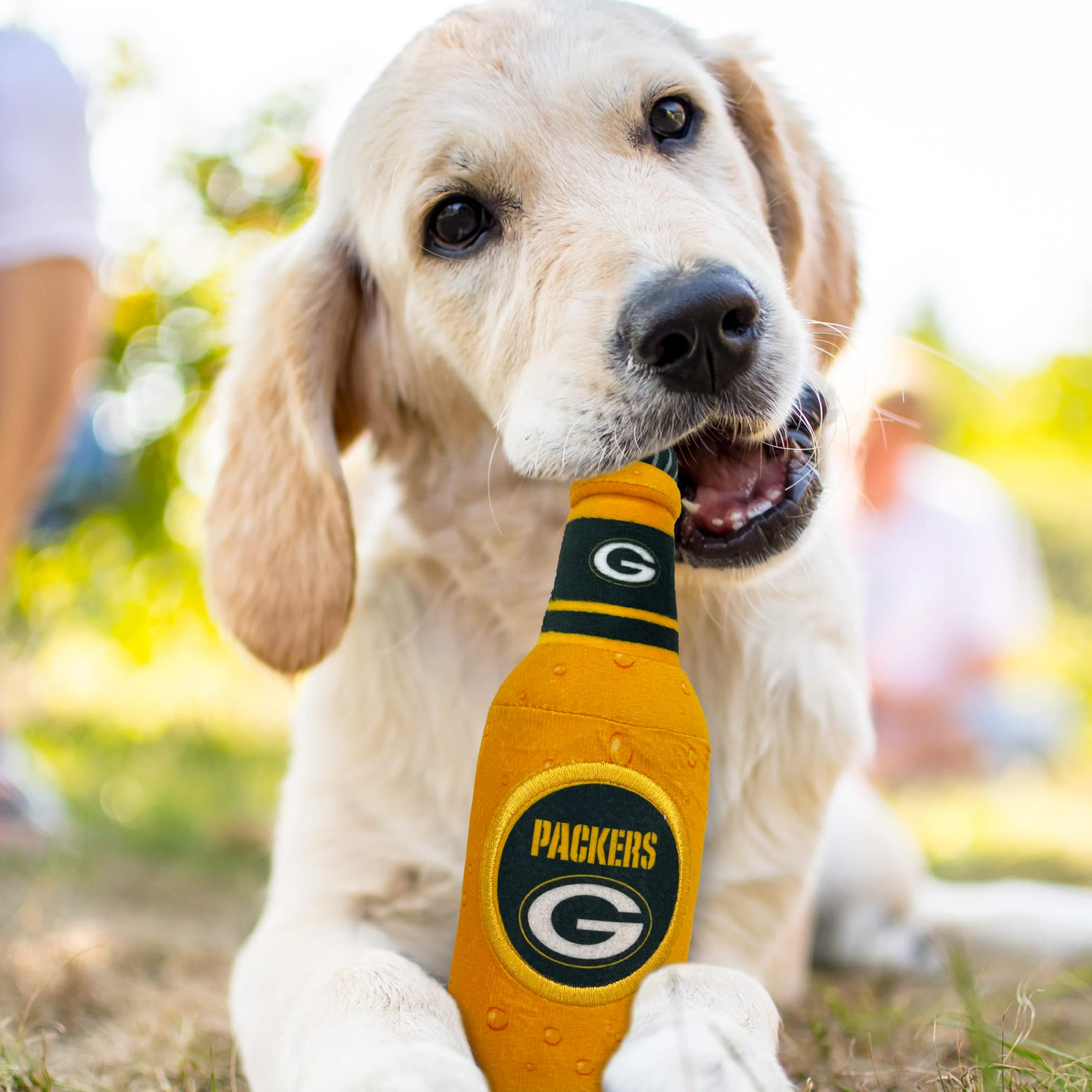 Pets First Nfl Beer Bottle Toy