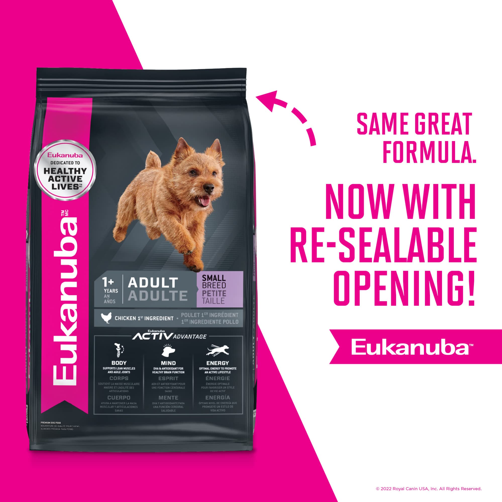 Eukanuba Adult Small Breed Dry Dog Food, 4.5 lb