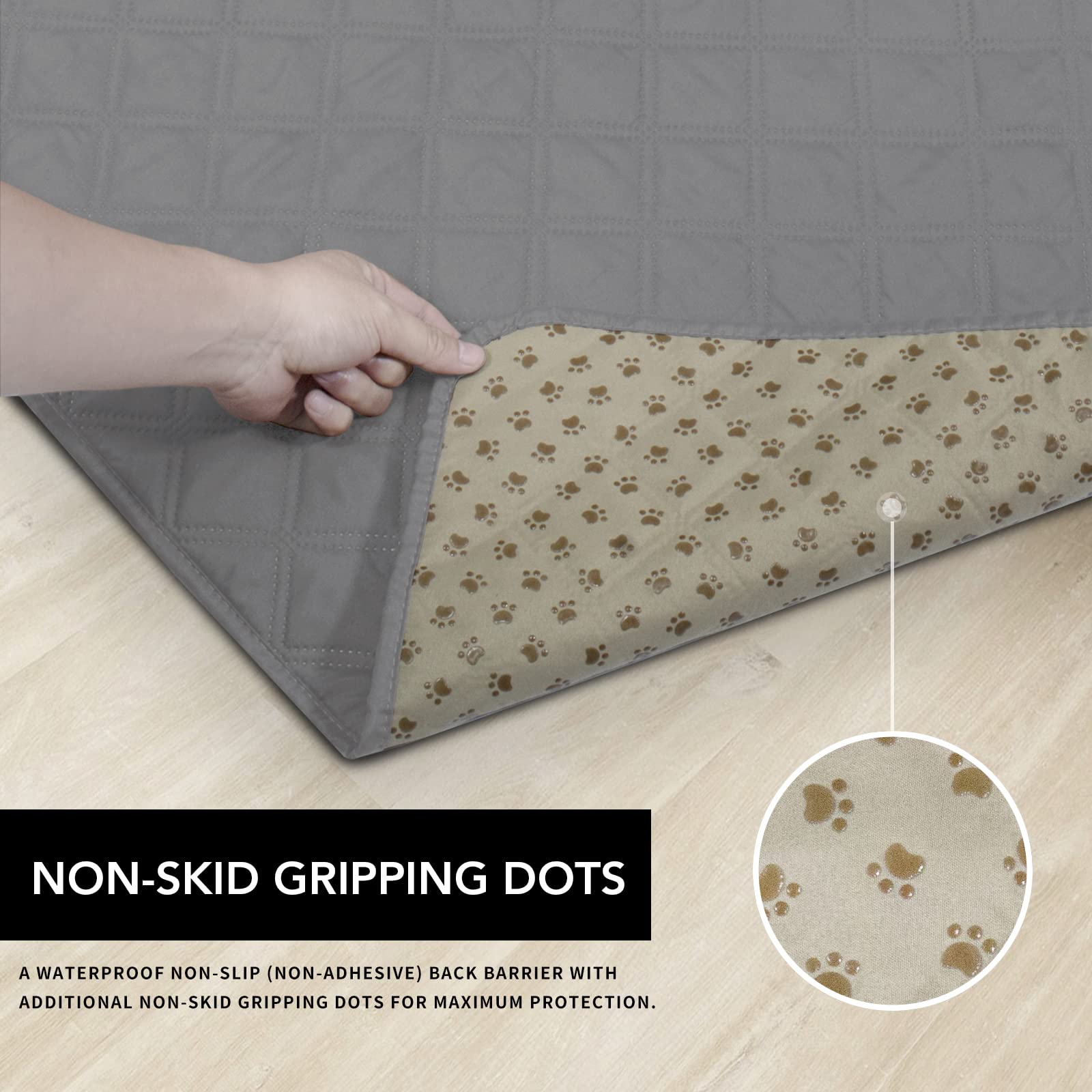 Easy-Going 100% Waterproof Dog Bed Cover, Non-Slip Pet Blanket for Furniture, Washable Couch Cover, Repleasement Sofa Cover (40X