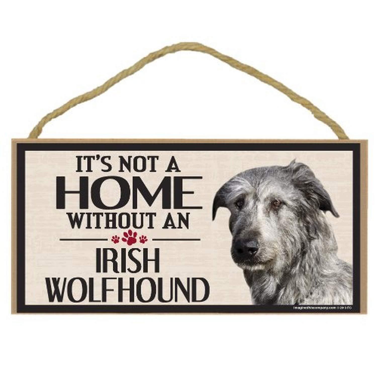 Imagine This Wood Sign For Irish Wolfhound Dog Breeds