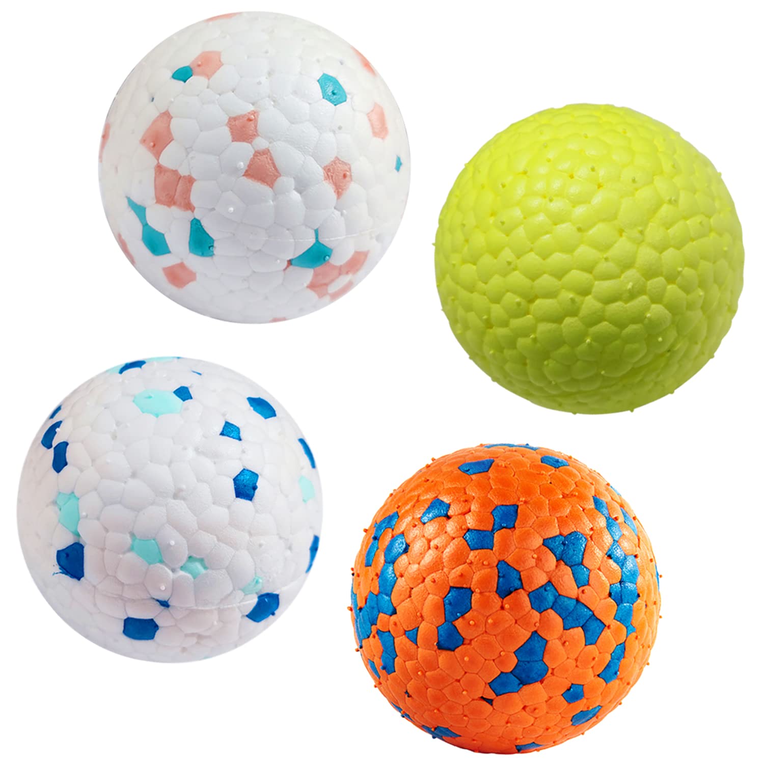 Dlder Dog Balls For Aggressive Chewers,Indestructible Floating Bouncy Balls For Dogs Small Breed,Lightweight Durable Solid Dog B