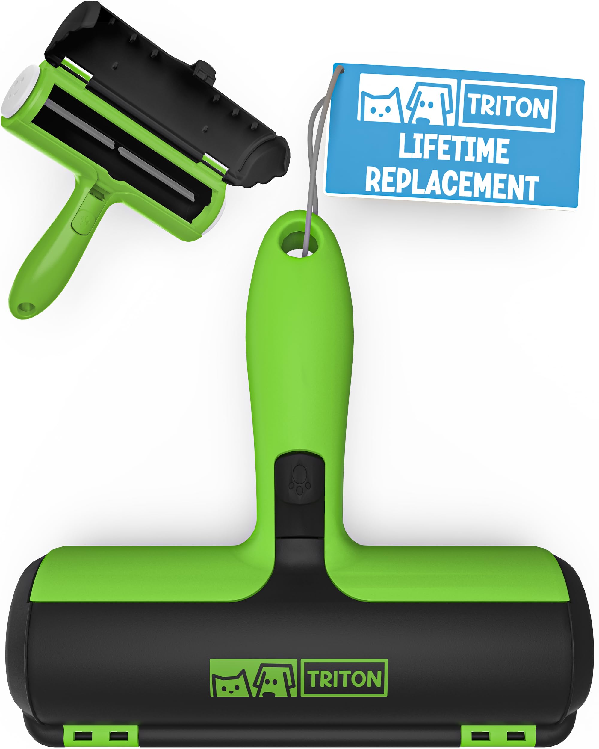 Triton Pet Hair Removal Tool W/Fur Trapping Compartment - Easy To Use Pet Hair Roller, Fur Remover Tool - Cat And Dog Fur Remove