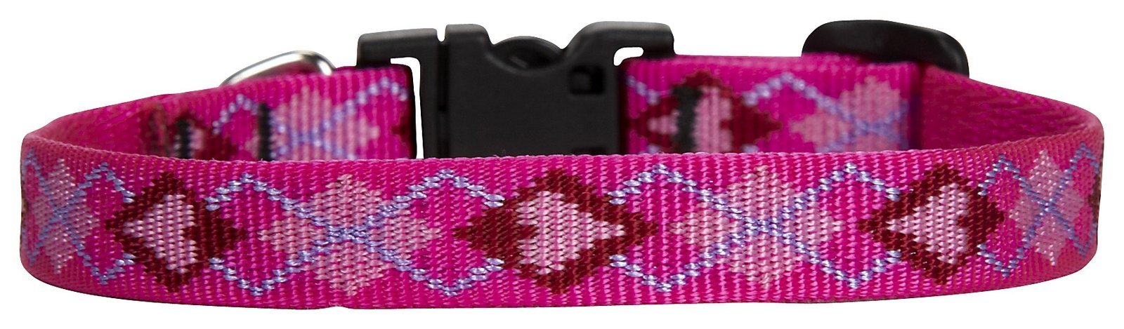 Lupinepet 1/2-Inch Puppy Love 8-12-Inch Adjustable Dog Collar For Small Dogs