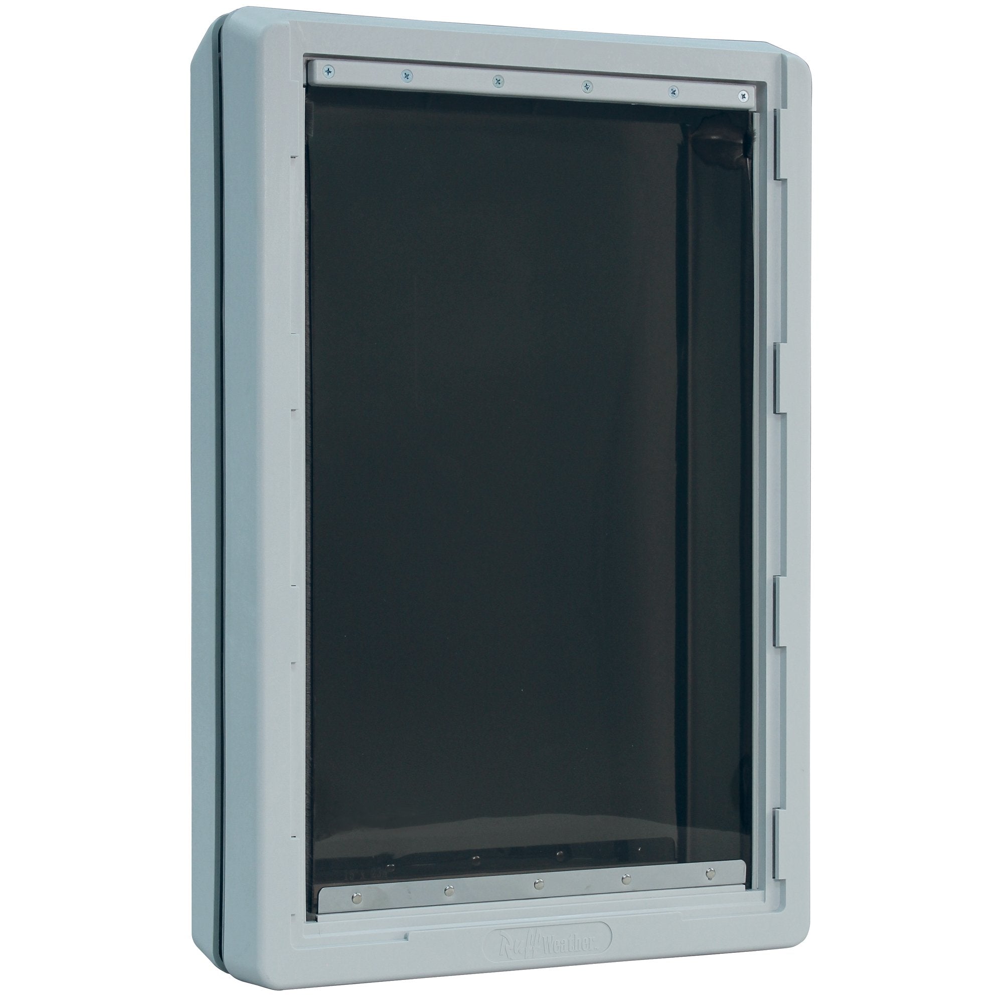Ideal Pet Products Ruff-Weather Super Large Pet Door, Gray, Telescoping Frame, 15 x 23.5 Flap Size, Weatherproof Design