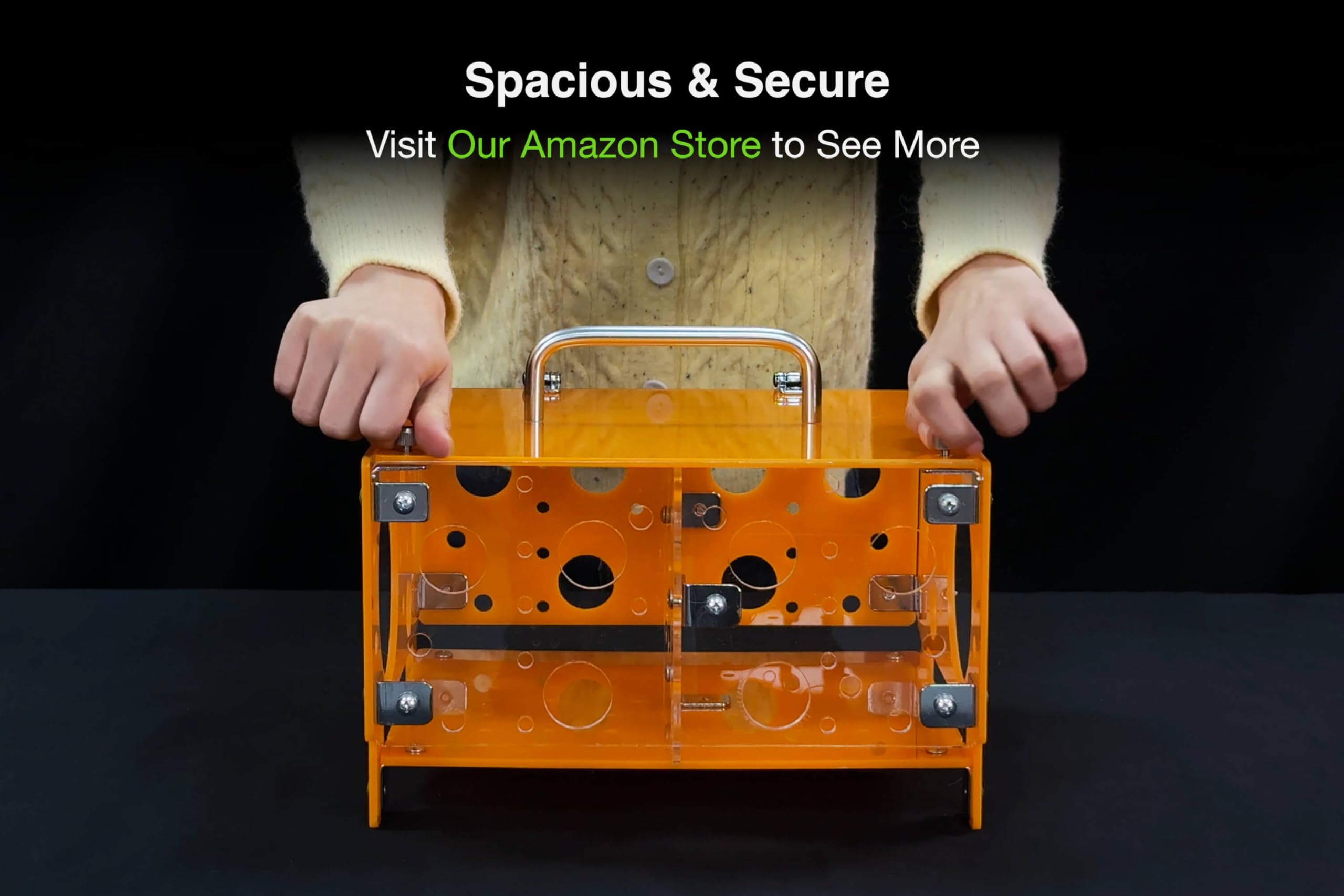 GuineaLoft Guinea Pig Cheese House (Double) V2 - The Ultimate Guinea Pig Hideout by Seasoned Owners Who Tried Everything Out The