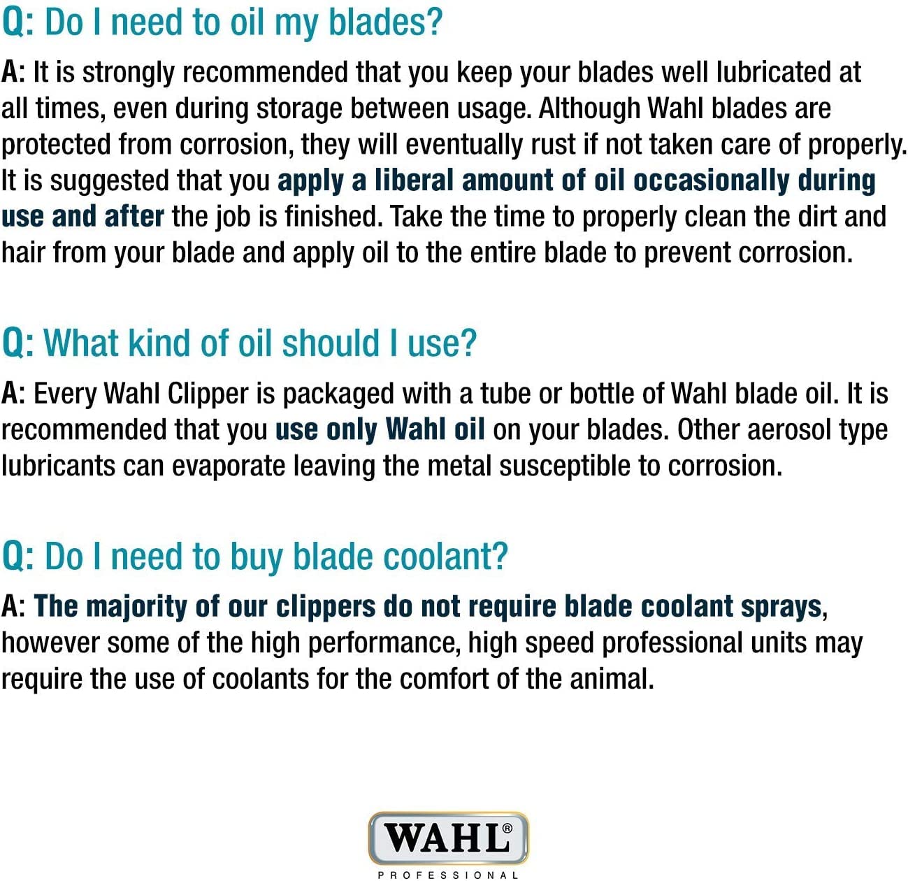 Wahl Professional Animal 10 Medium Ultimate Competition Series Detachable Blade With 1/16-Inch Cut Length (2358-500)