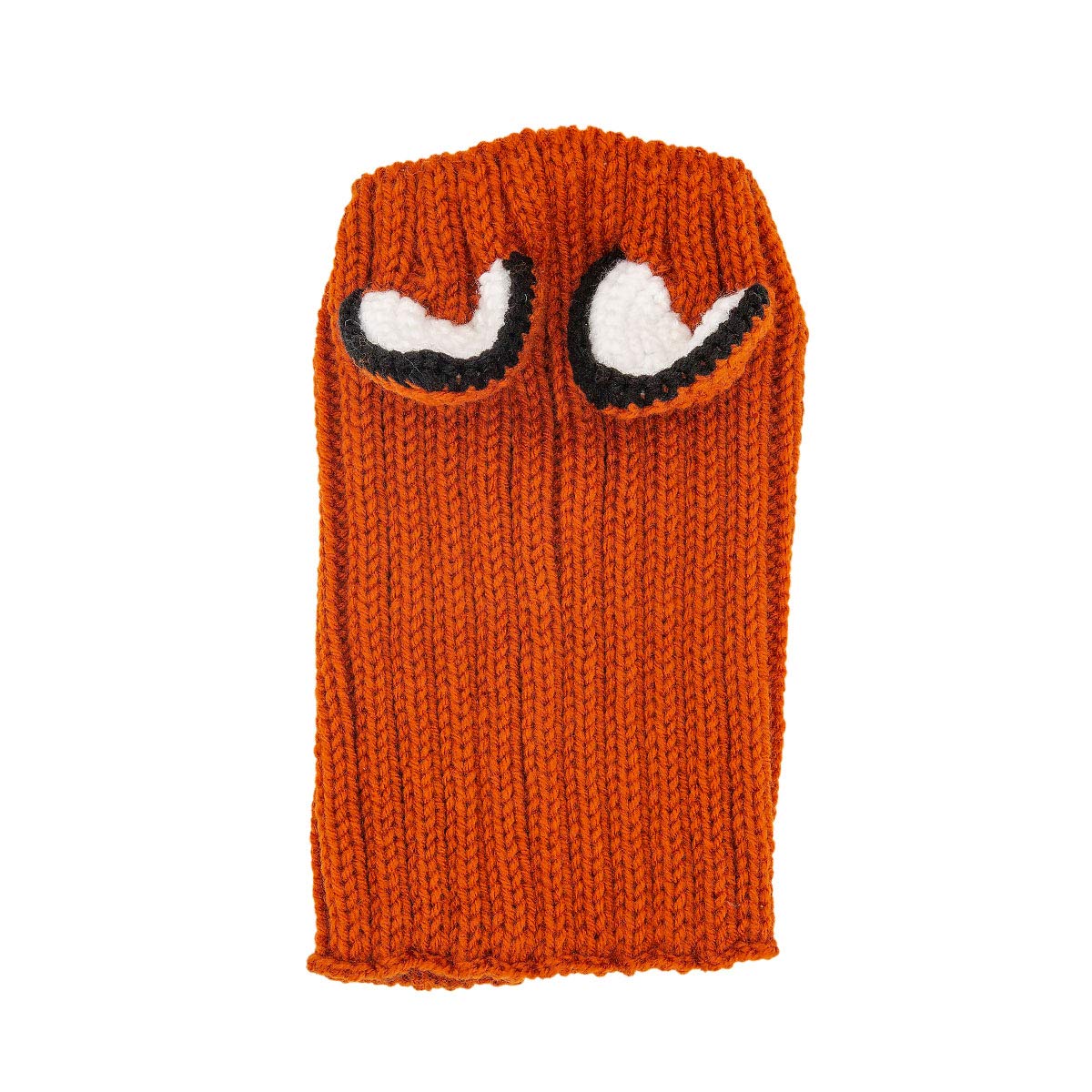 Zoo Snoods Fox Costume - Knit Dog Snood Ear Wrap For Pets, Warm Neck Cover For Halloween And Winter (Large)