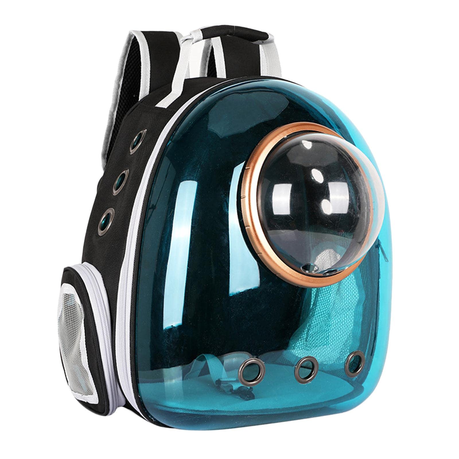 MYADDICTION Pet Carrier Backpack Capsule Travel Dog Cat Bag Breathable Astronaut Blue