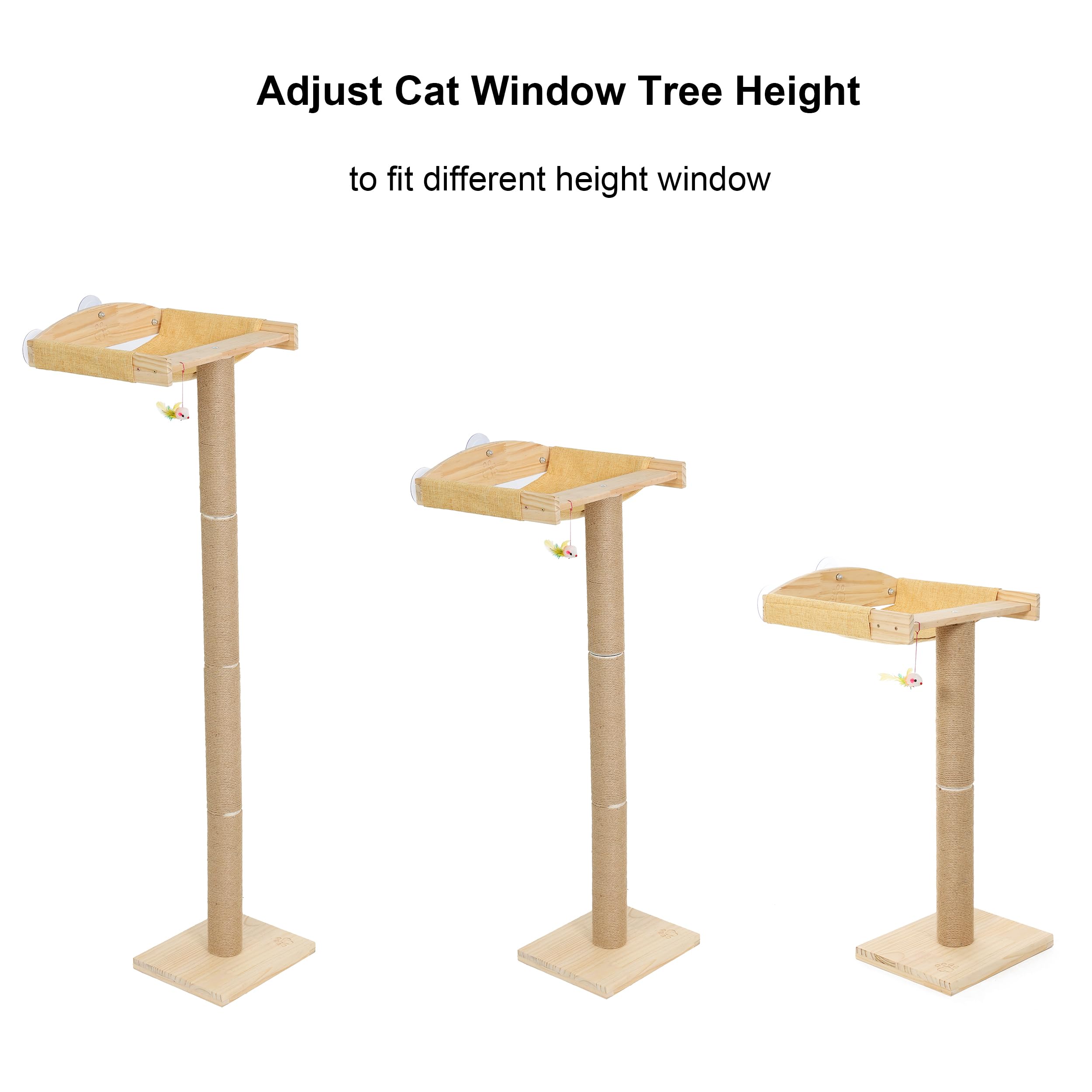 Cat Window Tree Replacement Posts Fit For Different Height Windows