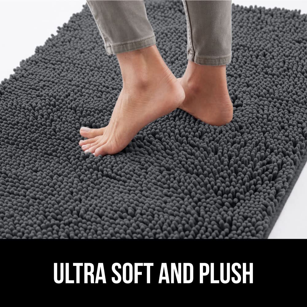 GORILLA GRIP Dog Doormat, Absorbent Doormats for Muddy Dogs Paws, Machine Washable Soakstopper Rugs, Cleaner Floors, US Designed