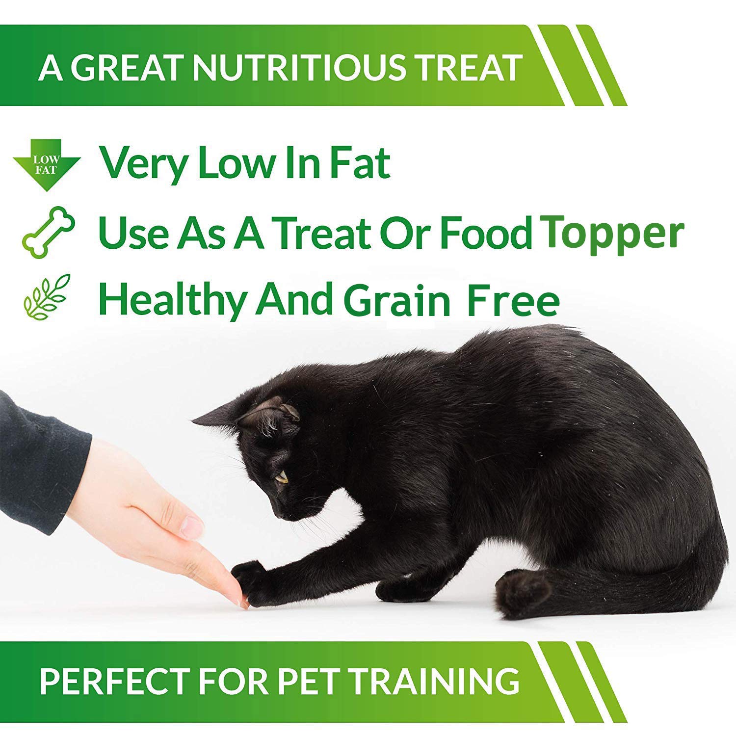 LIFE ESSENTIALS BY CAT-MAN-DOO All-Natural Freeze Dried Chicken Treats for Dogs & Cats, 5 oz. Bag, 4 Pack, Grain-Free, USA Made