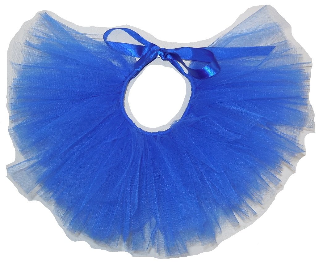 Pawpatu Handcrafted Royal Blue Mesh Tutu For Extra Large Dogs