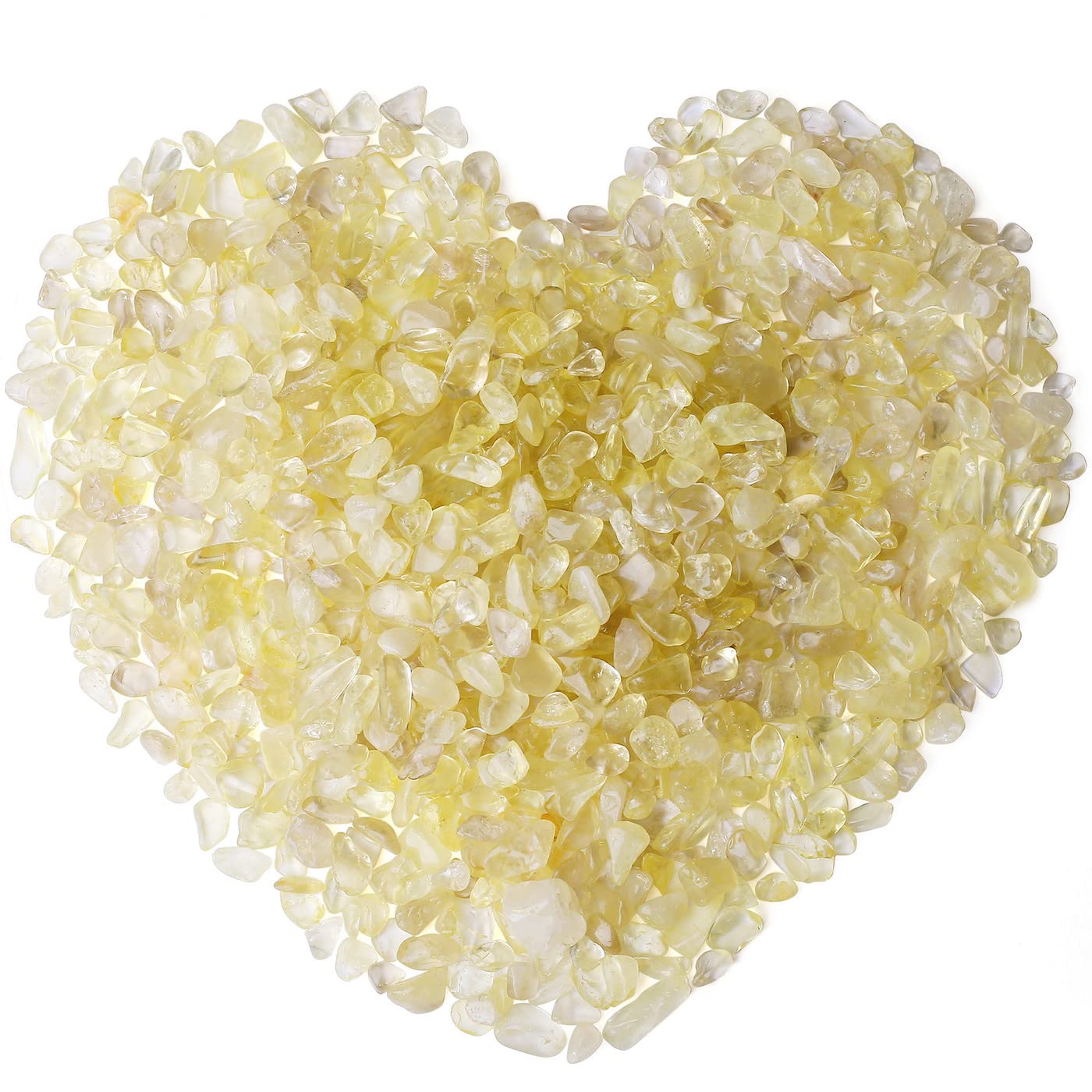 0.6lb Citrine Crystals Quartz Tumbled Stones Chips Stone Crushed Crystal Natural Irregular Polished Rocks Gem Gravel Home Decora