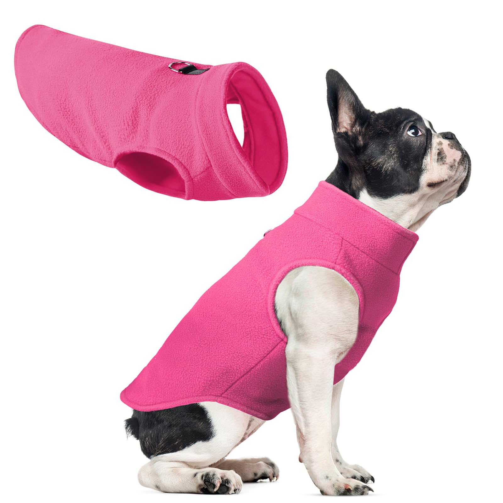 Fleece Dog Sweater Vest, Soft Warm Pullover Fleece Dog Jackets, Winter Dog Clothes For Small Mediun Large Dogs, Stretchy Fleece 