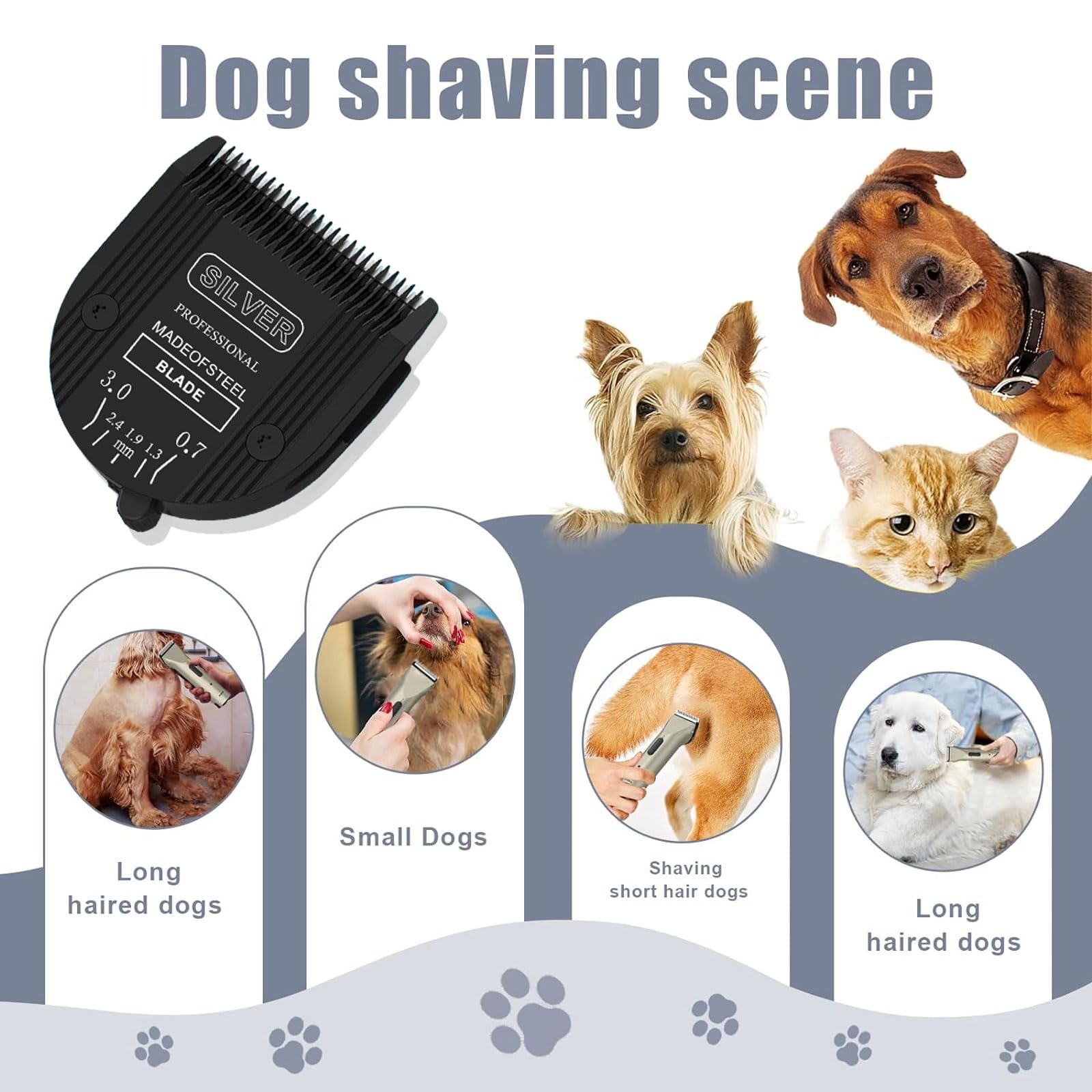 Colorski 1Pcs Adjustable 5 In 1 Replacement Blades Compatible With Wahl 5 In1 Clipper Bravura, Chromado, Creativa, Figura, Motio