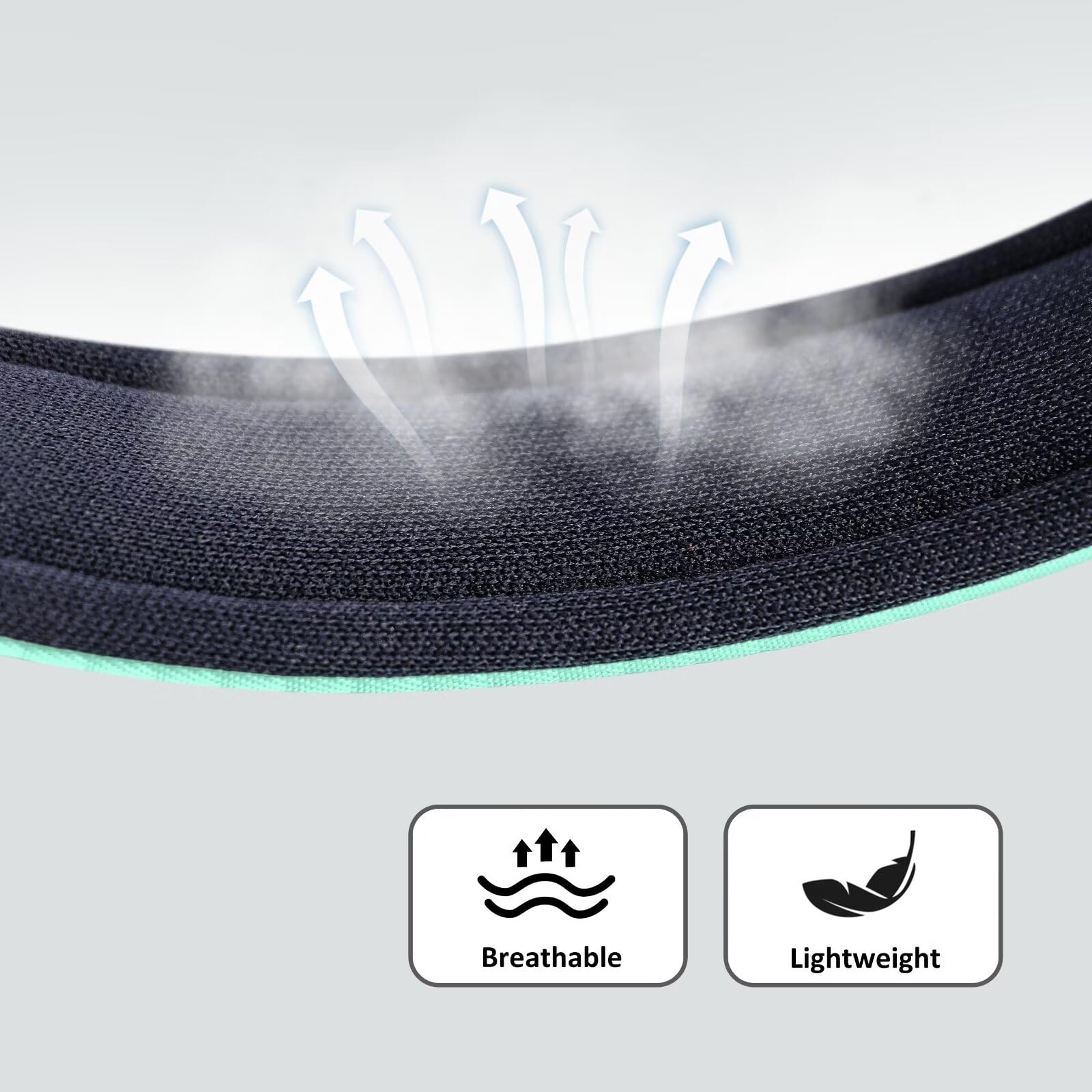 Didog Soft Padded Dog Collars For Small Dogs, Lightweight And Breathable Dog Collar Waterproof With Metal Buckle For Puppy, Gree