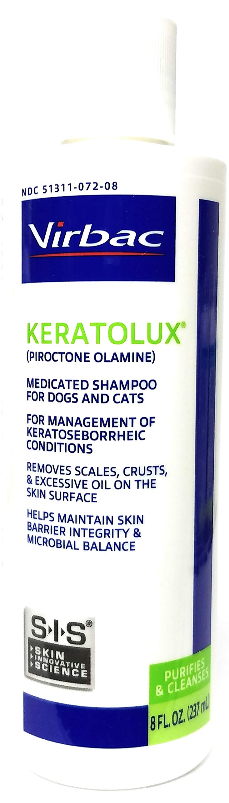 Virbac Keratolux Shampoo 8 Oz