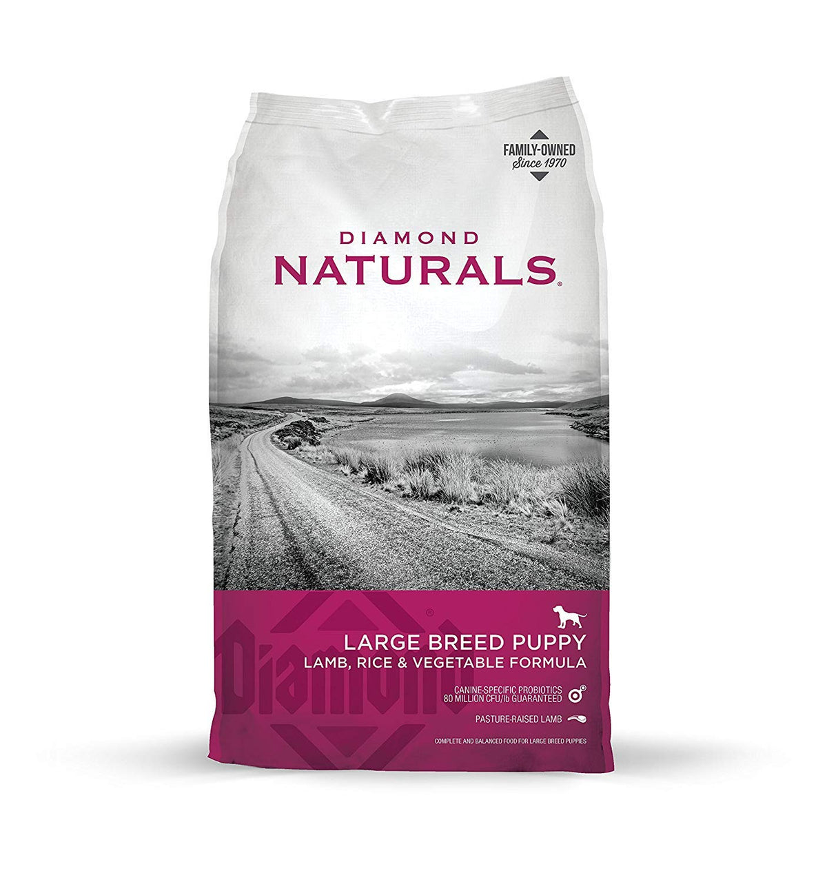 Diamond Naturals Large Breed Dry Puppy Food Real Lamb And Rice Protein, Probiotics, Superfoods, Antioxidants And Other Premium I