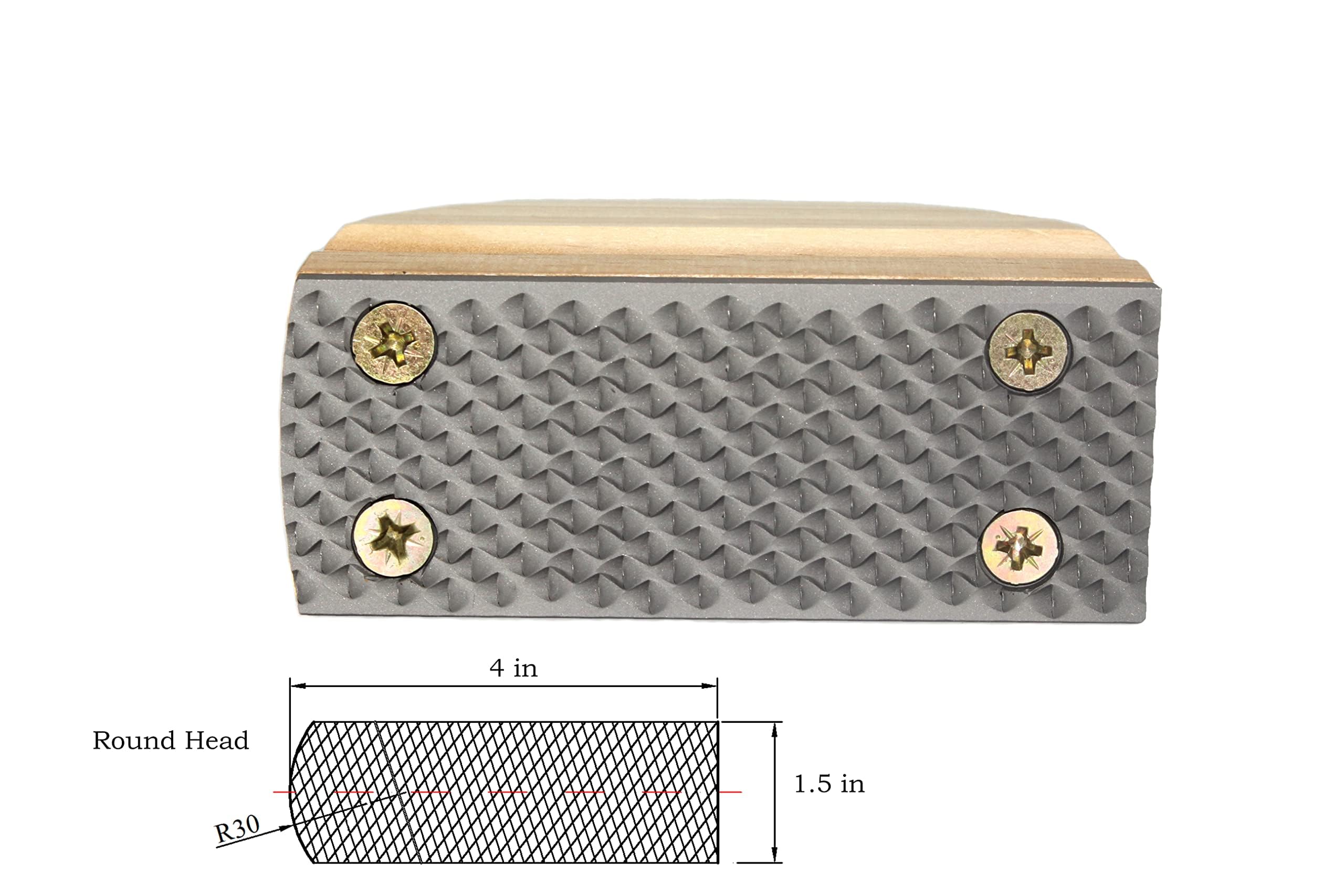 Homcare Farrier Rasp With Wooden Handle, Hoof File, Equine Hoof Rasp,Hoof Trimming File (Coarse Tooth)