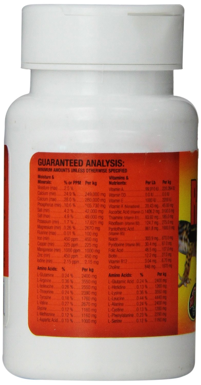 Zoo Med Reptivite, without Vitamin D3, 2-Ounce,Black