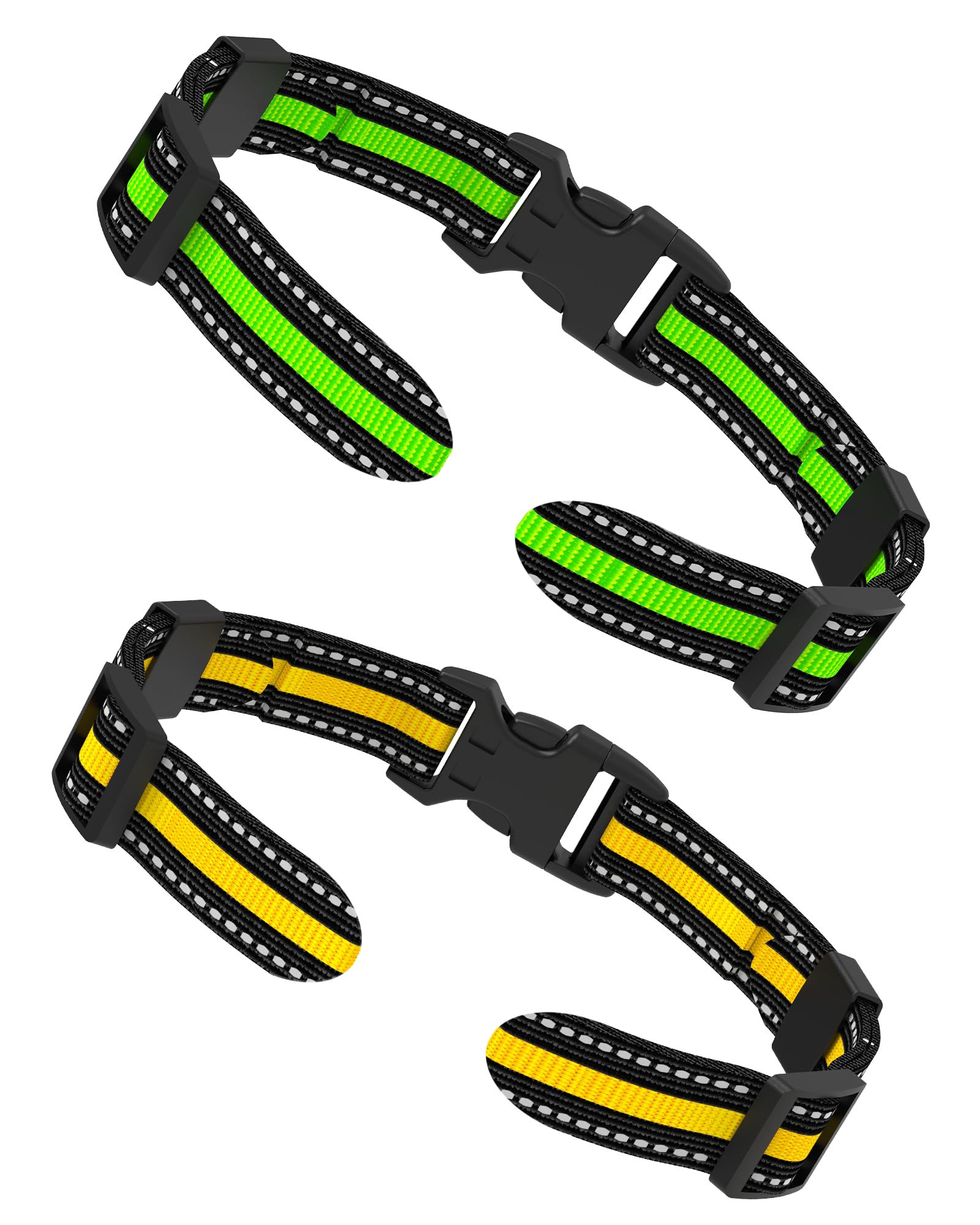 Reflective Replacement Collar Strap, Durable Nylon Adjustable E-Collar Strap For Dog Gps, Training, And Bark Receiver Collars, C