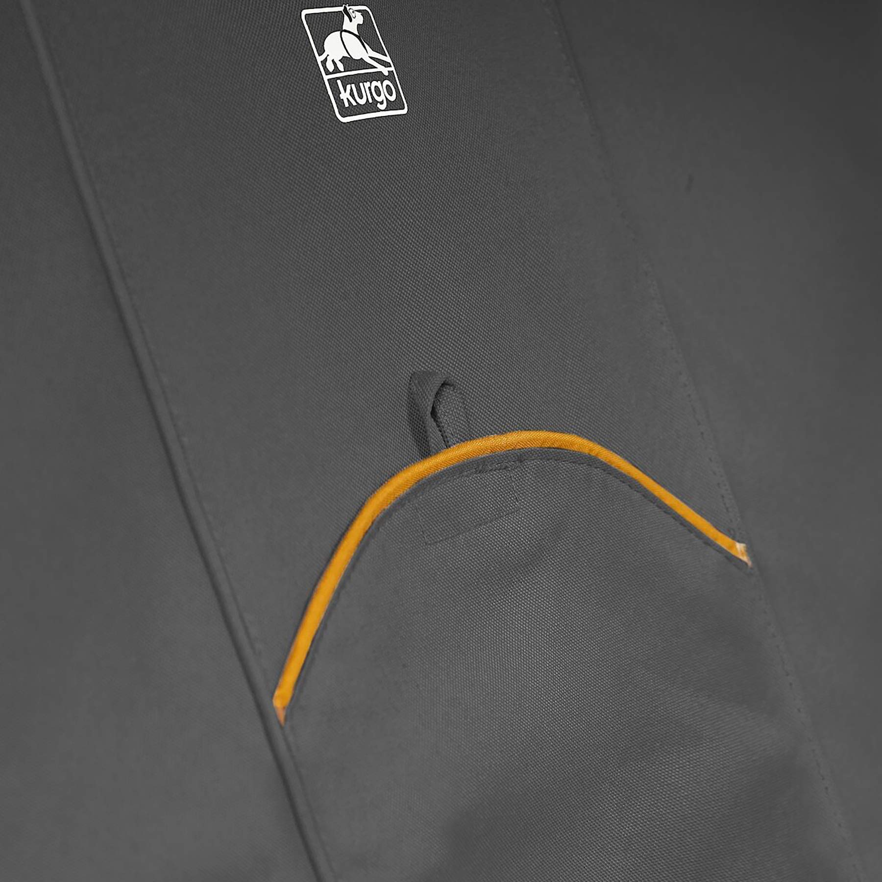 Kurgo Wander Bench Seat Cover, Dog Car Seat Protector, Waterproof & Stain-Resistant, Secure Fit, Charcoal Grey