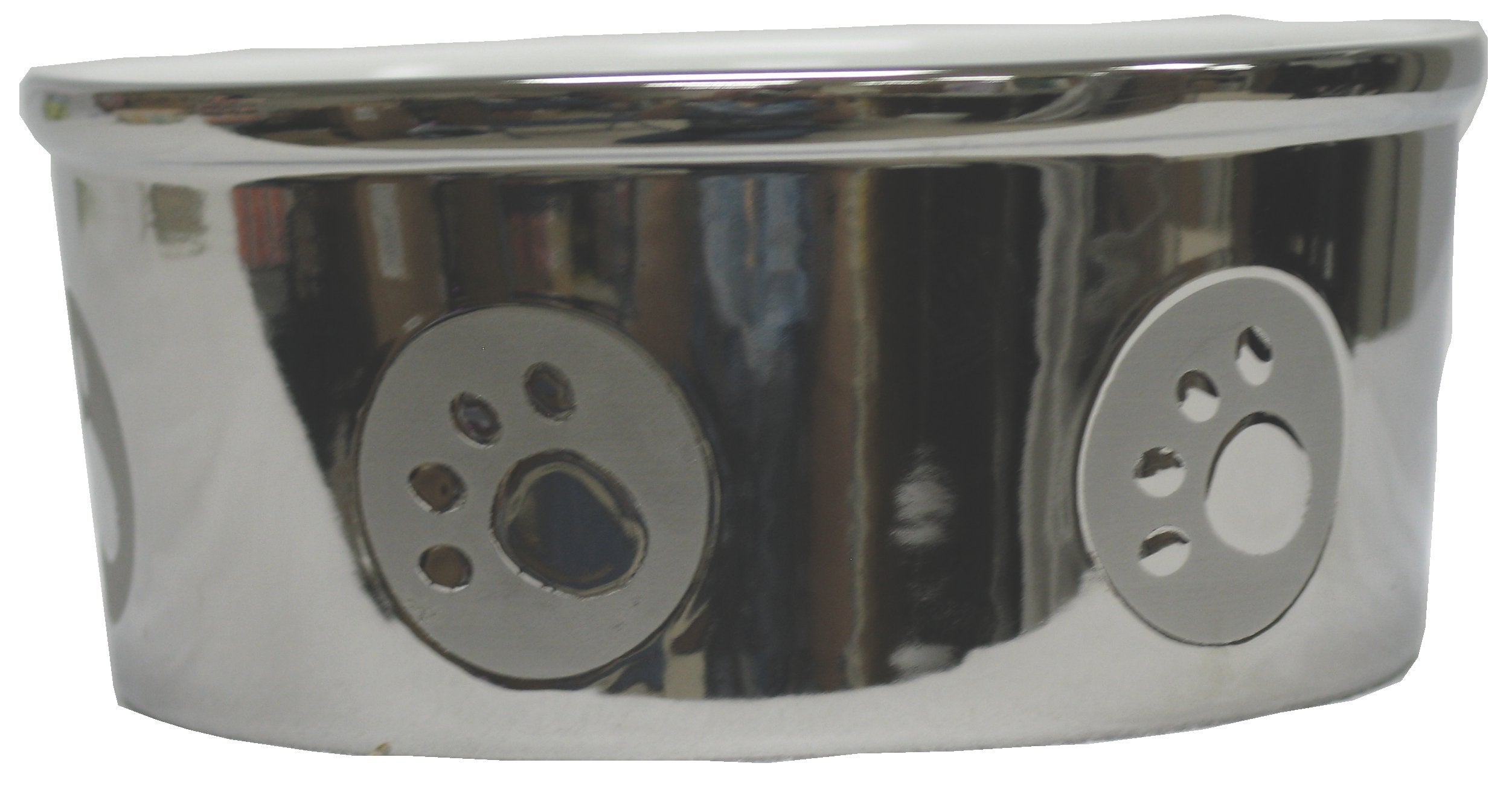 Ethical Pet Products (Spot) Stoneware Paw Print Titanium Dog Dish 7 Inch