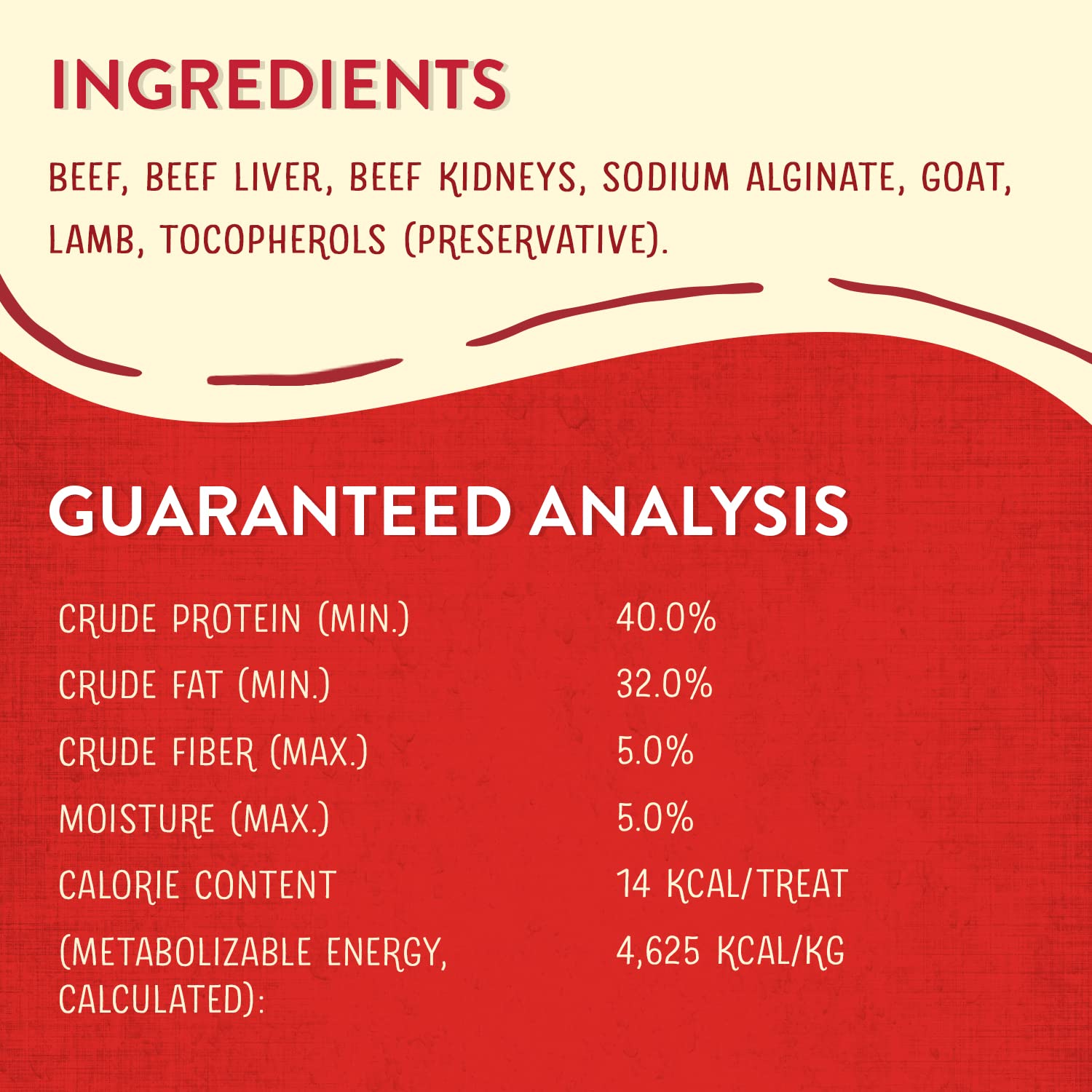 Stella and Chewys Dog Freeze Dried Weenie Red Meat 3.25 Oz.