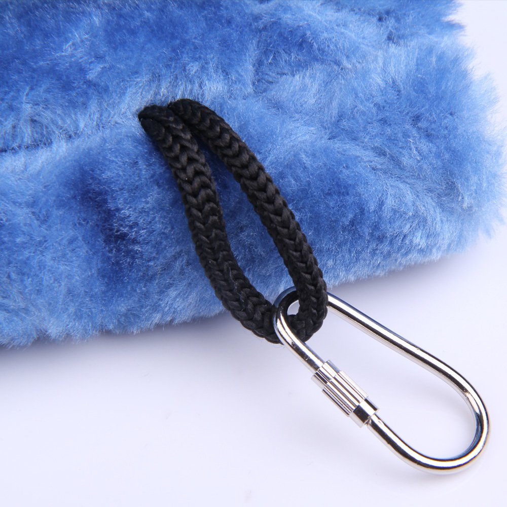 Vktech® Plush Snuggle Bird Hammock Hanging Snuggle Cave Happy Hut Bird Parrot Hideaway Size M (23.5 * 22Cm) (Blue)