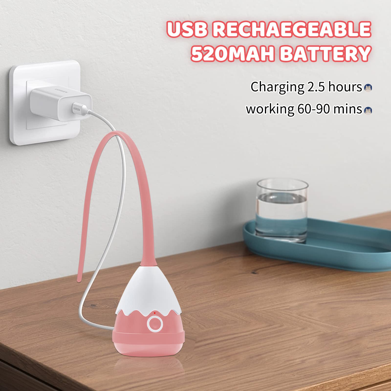 Petcronies Cat Toys Rechargeable Cat Wand Toy With Teaser Plush/Silicone Tail, Electronic Cat Toys Interactive For Indoor Cats/K