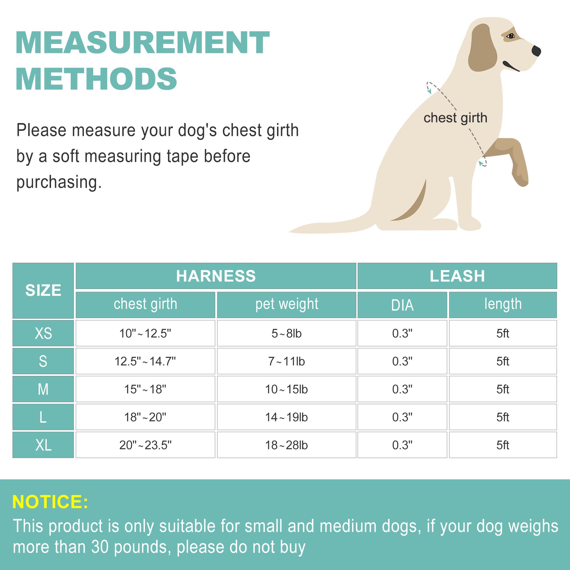 Haapaw Dog Harness With Leash Set, No Pull Adjustable Reflective Step-In Puppy Harness With Thickened Padded Vest For Extra-Small/Small Medium Dogs