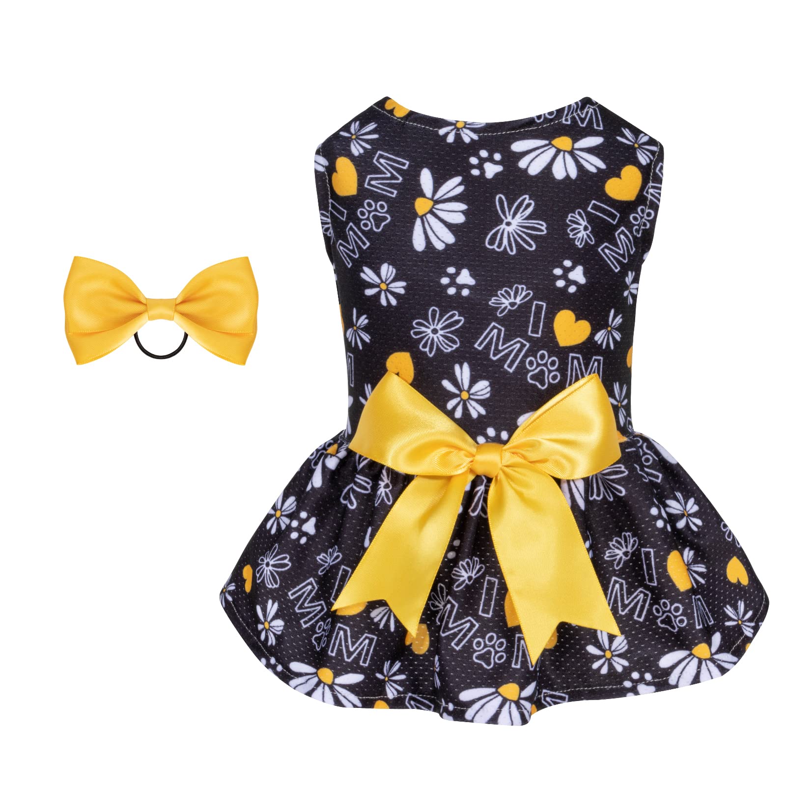 Cutebone Dog Mesh Dress Puppy Sundress Pet Outfit Summer Fashion For Small Dogs Girl Cat Clothes Bf13L