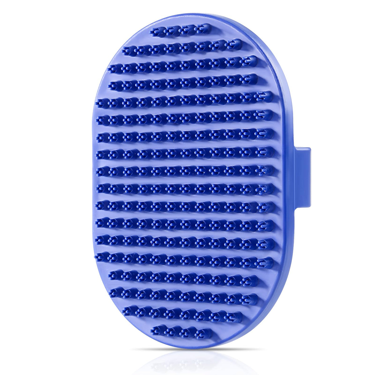 Dog Bath Brush, Ropo Rubber Massage Pet Shampoo Brush, Used For Pet Grooming, Removing Shedding Fur, Combing Tangles And Dead Fur, Suitable For Pet Dogs And Cats (Blue)