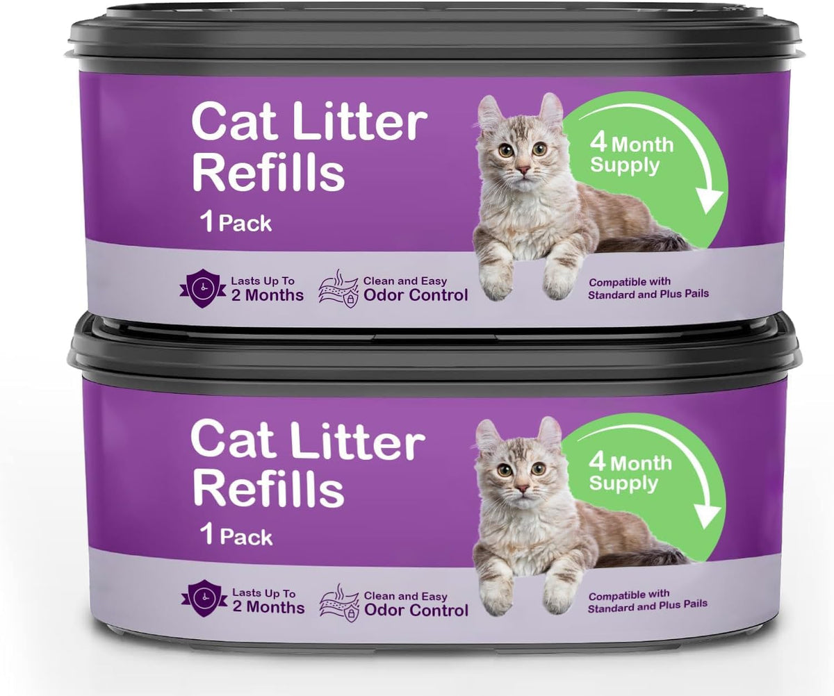 Compatible Wih Litter Refill Bags | Jumbo 2- Count (Pack Of 2)