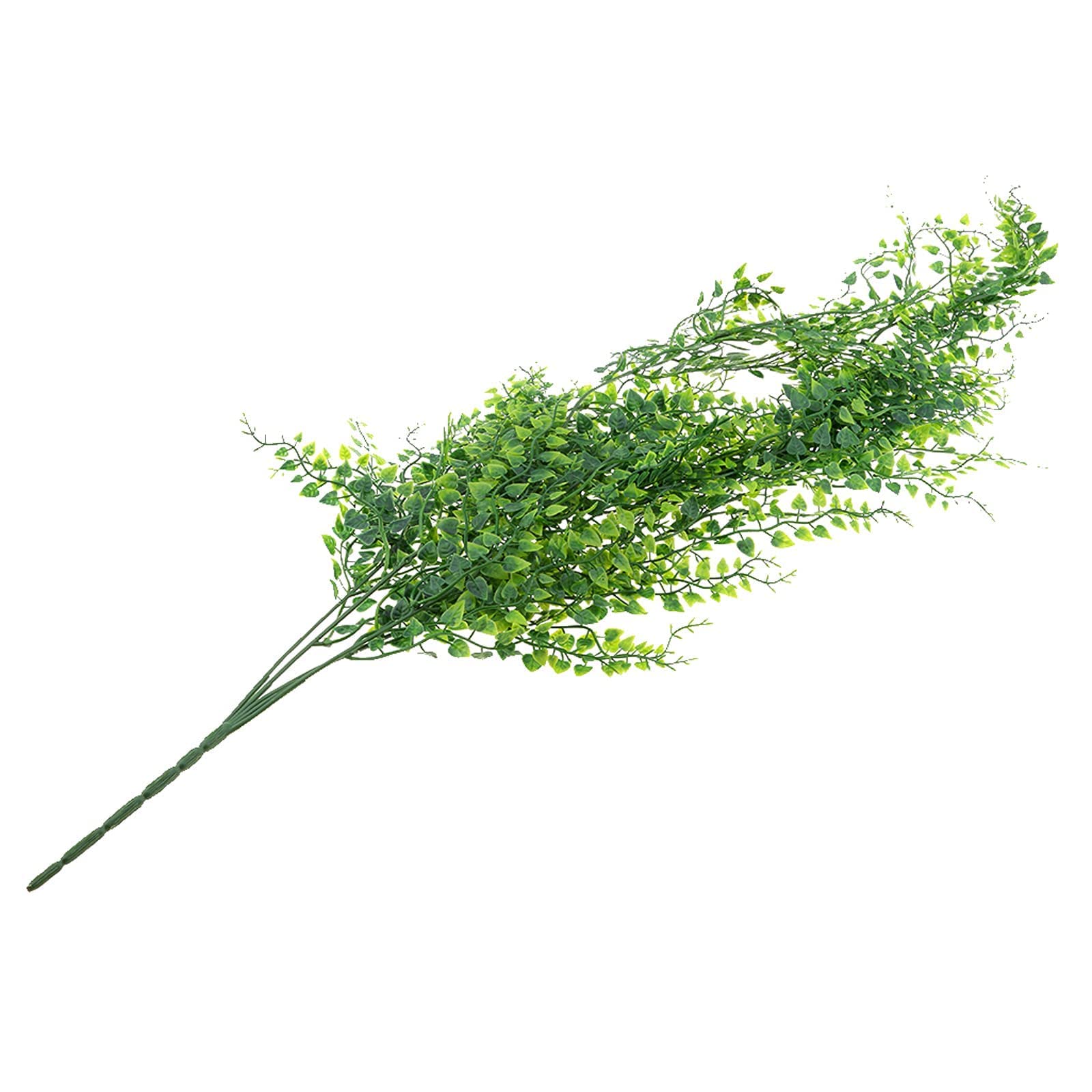 Hercocci 3 Pack Reptile Plants, Terrarium Hanging Plants Vines Artificial Leaves Habitat Decorations With Suction Cup For Bearded Dragon Hermit Crab Lizard Snake Geckos Chameleon