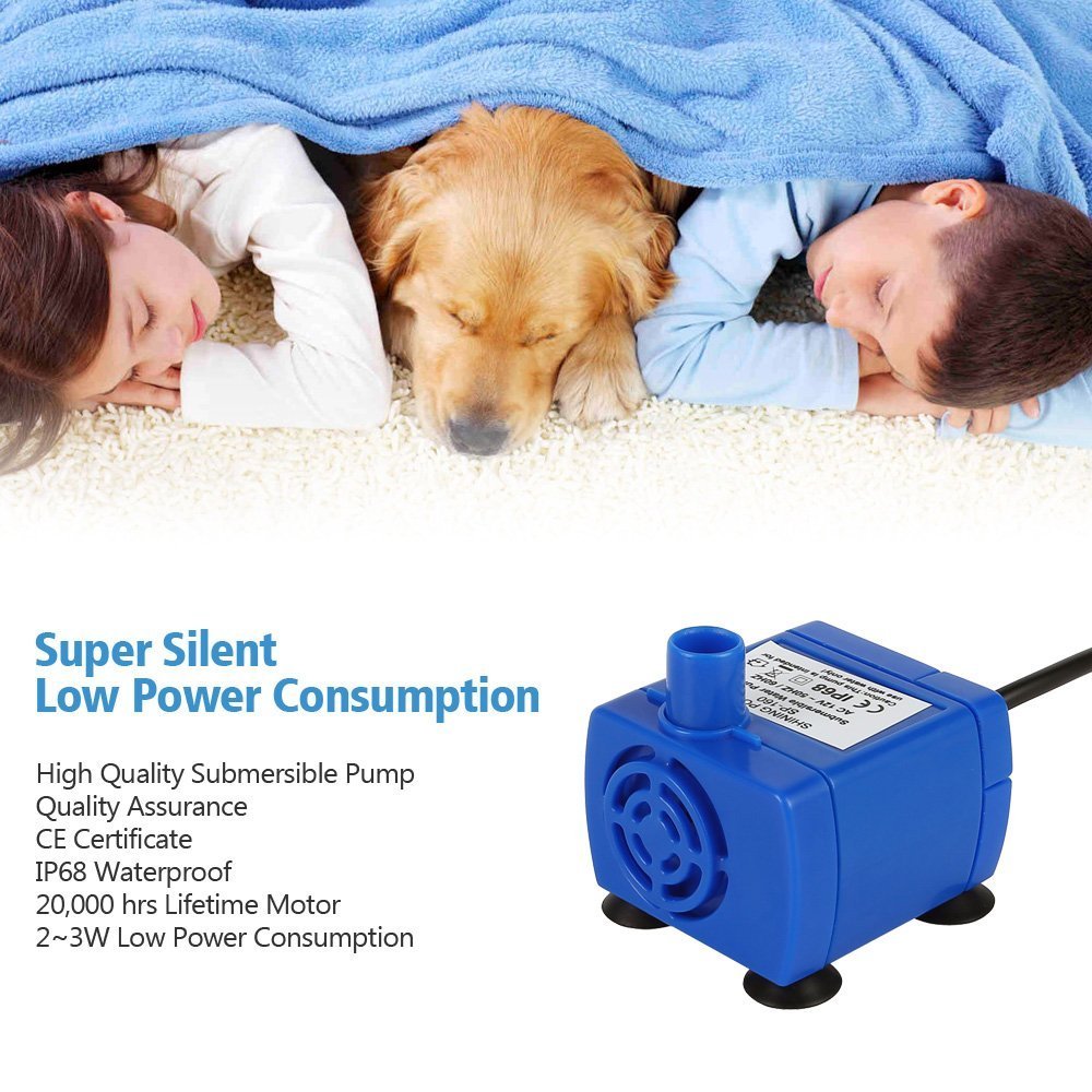 Ipettie Tritone Ceramic Cat Water Fountain, Heavy-Duty Waterer For Pets, 2.1 Liters / 2.2 Quart Filtered Water Purifier With Replacement Filters And Foam, White