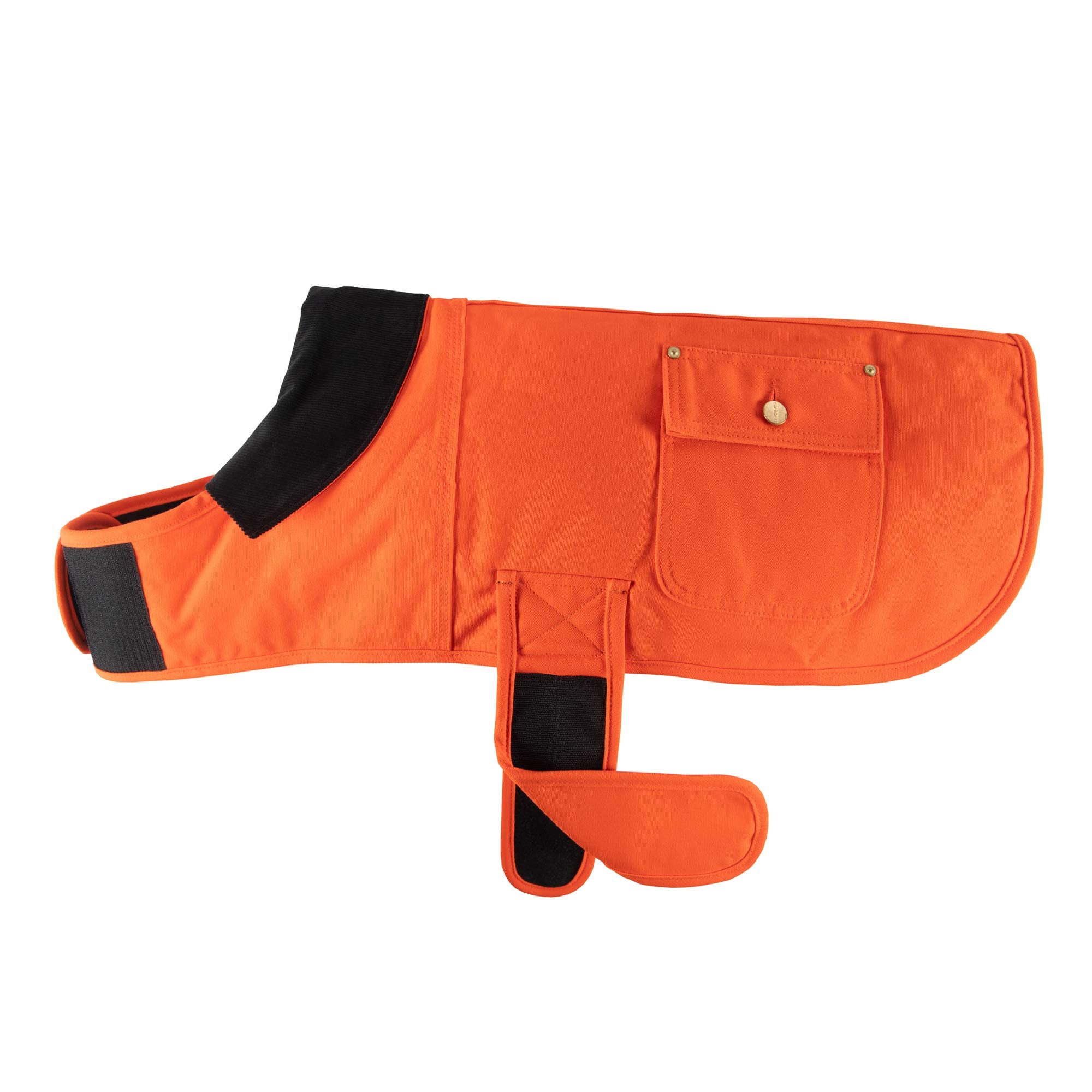 Carhartt Firm Duck Insulated Dog Chore Coat Hunter Orange/Brass Lg