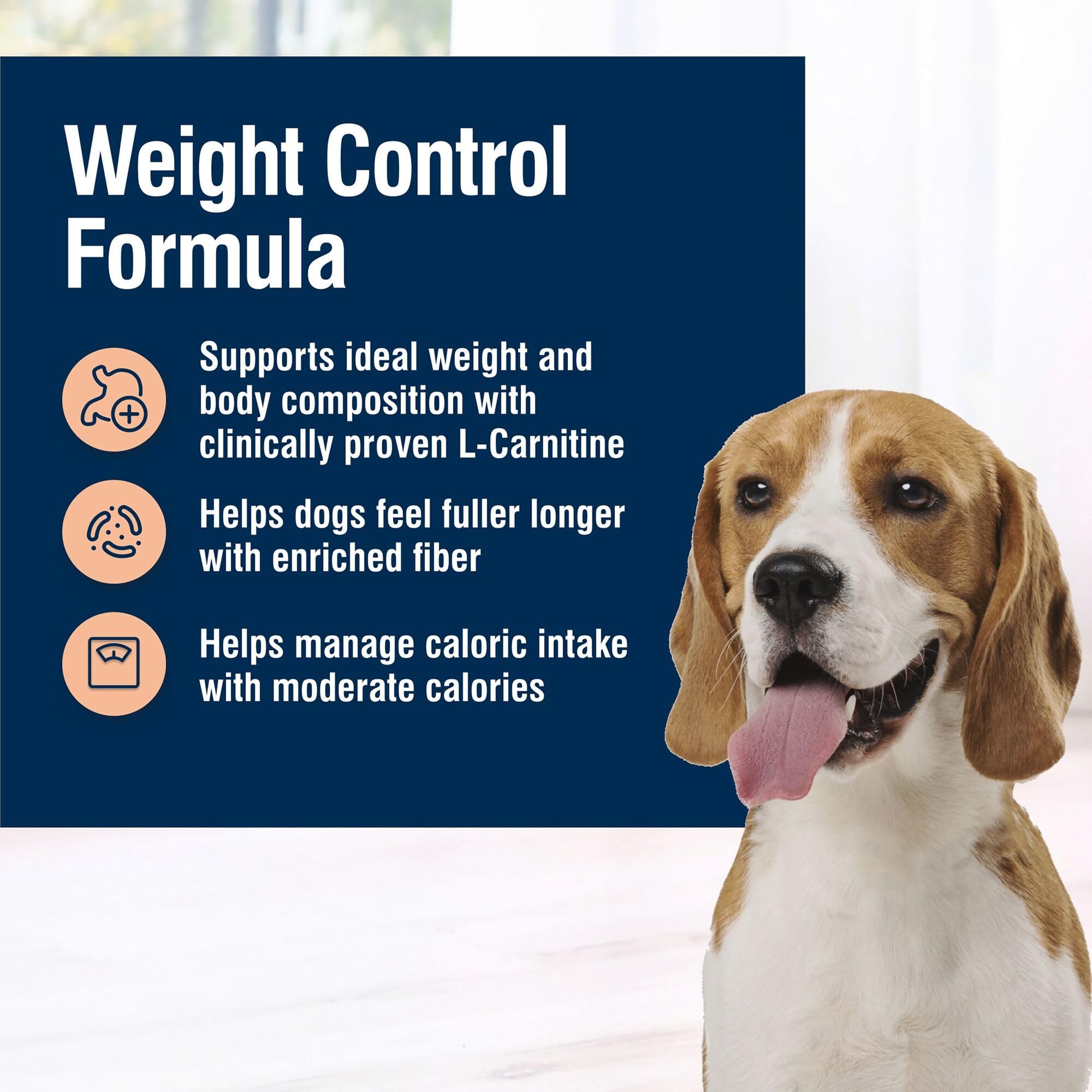 Blue Buffalo True Solutions Weight Control Natural Dry Dog Food for Adult Dogs, Chicken, 11-lb. Bag