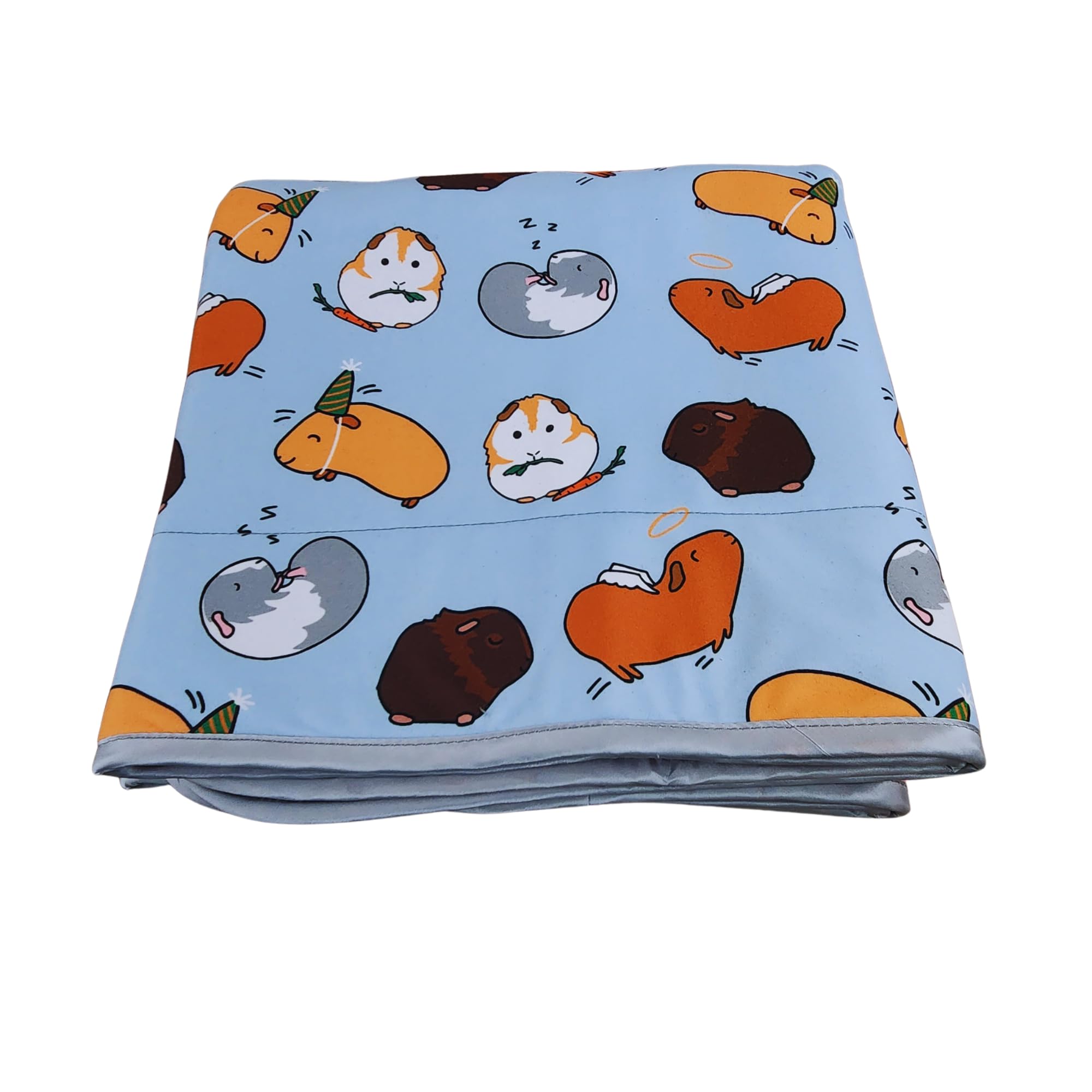 Tater Pets Guinea Pig Fleece Cage Liner - Tidy Mat - Lap Pad - Corner Pad - Absorbent - Machine Washable - For Guinea Pigs And H
