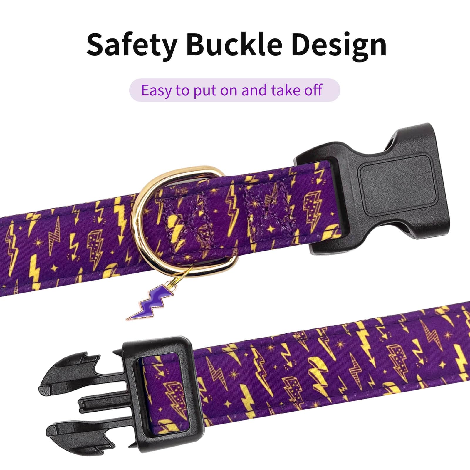 Gelwoo Personalized Dog Collars,Adjustable Puppy Collars With Safety Buckle For Small Medium Large Dogs,Cute And Unique Pink Che