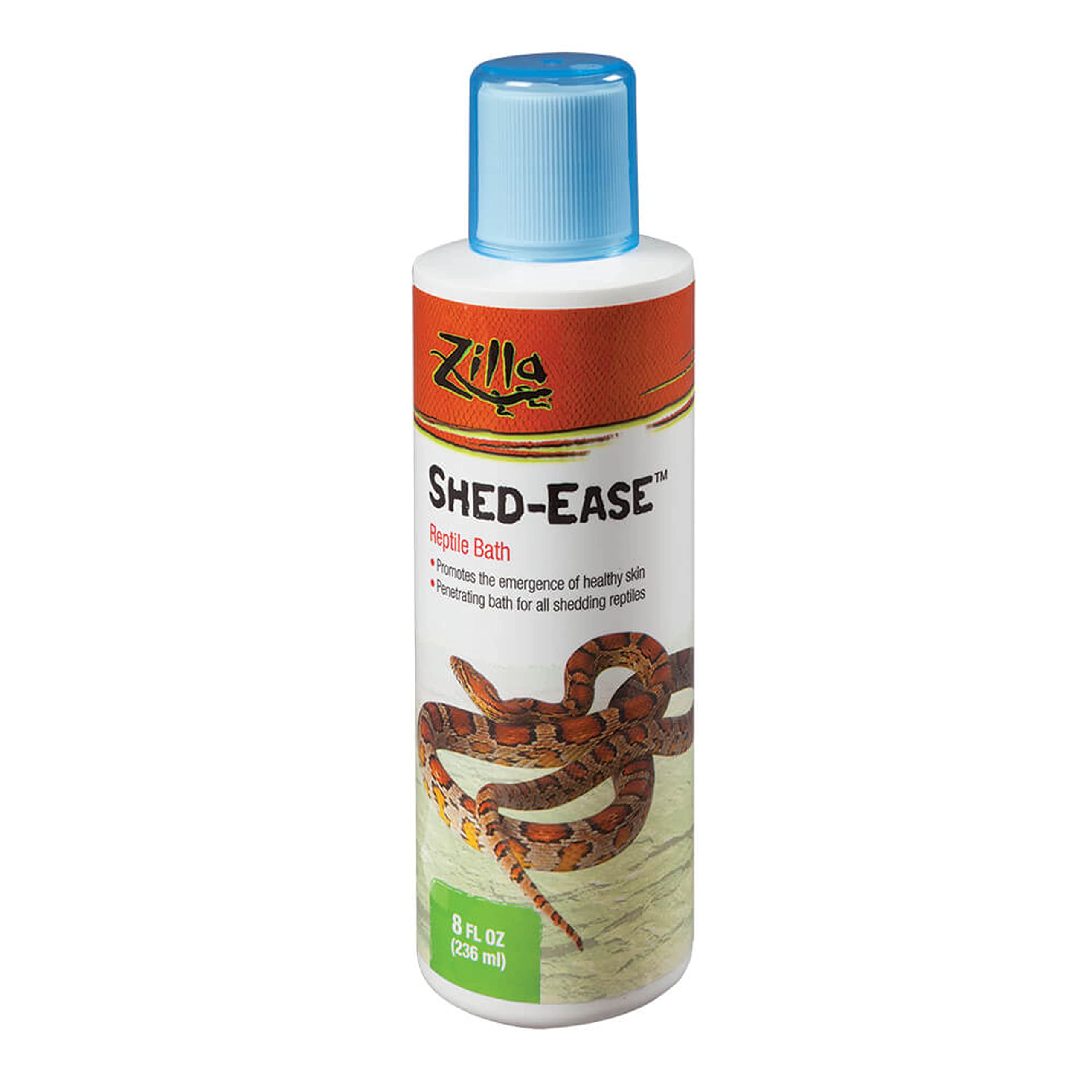 Zilla Shed-Ease Reptile Bath Treatment For Pet Lizards And Snakes, 8-Ounce