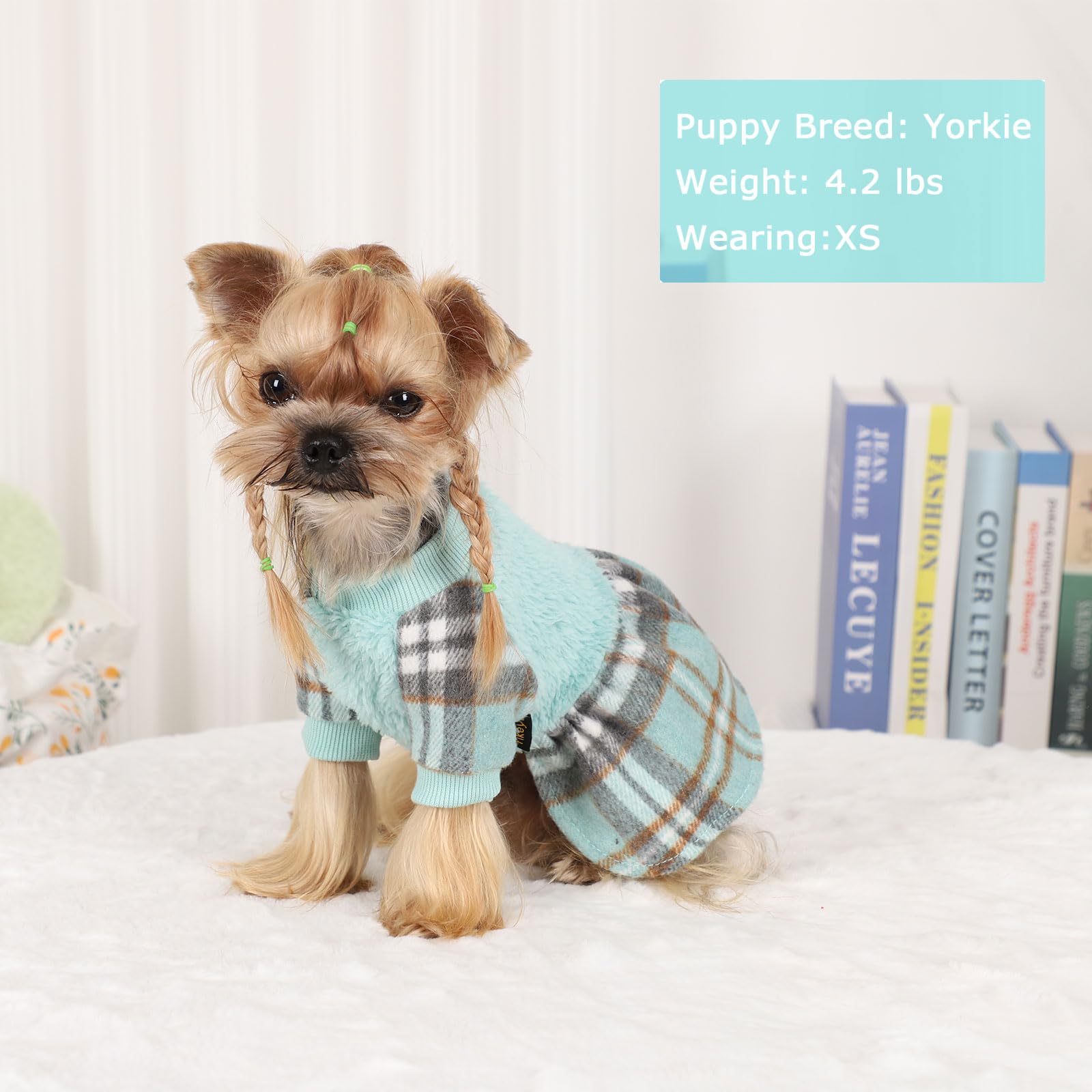 Dog Sweater Dress Dog Winter Clothes For Small Dogs Boy Girl Fall Dog Dress Warm Fleece Chihuahua Yorkie Teacup Dog Sweaters Dre