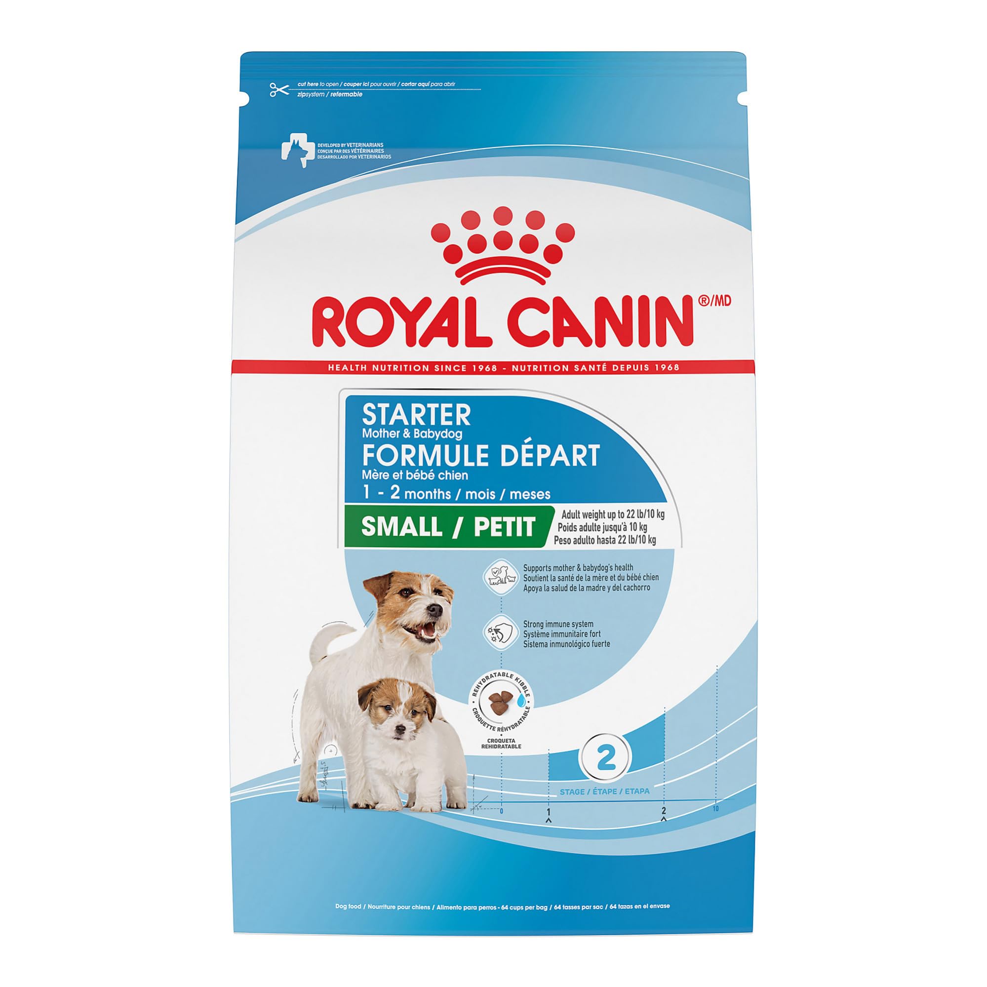 Royal Canin Size Health Nutrition Small Starter Mother & Babydog Dry Dog Food, 2.5 lb Bag