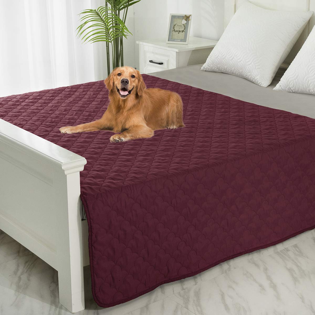 SPXTEX Dog Bed Cover Washable Pee Pads Dog Blankets for Puppy Large Dog Cat,Sofa Reversible Changing Pad Reusable 1 Piece(68x82,