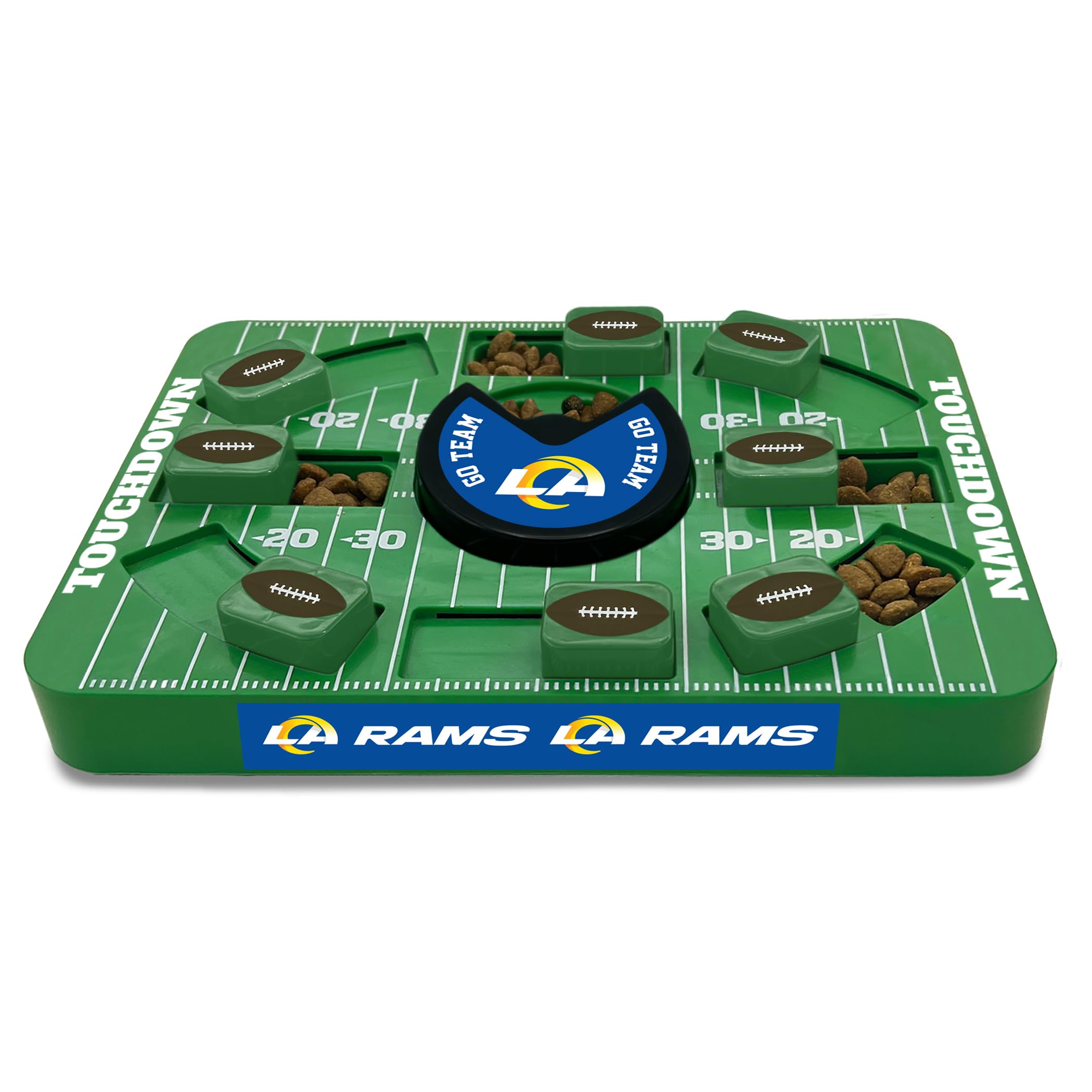 Pets First Nfl Los Angeles Rams Large Puzzle Toy, Dog Puzzle Treat Toy, New Large Size, Interactive Dog Treat Toy, Dog Slow Feed