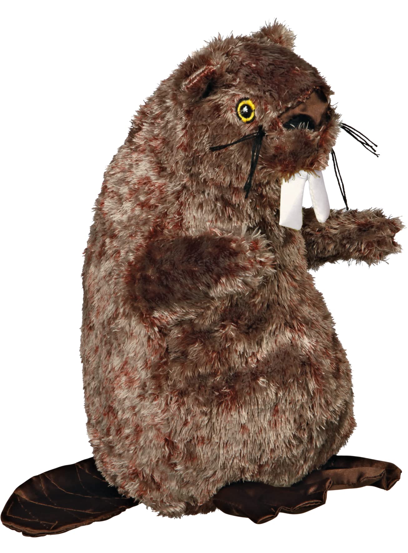 TRIXIE Beaver Toy for Dogs, Soft & Cuddly Plush Toy, Made with Polyester, Comes with a Squeaker for Added Fun Perfect for Both, 