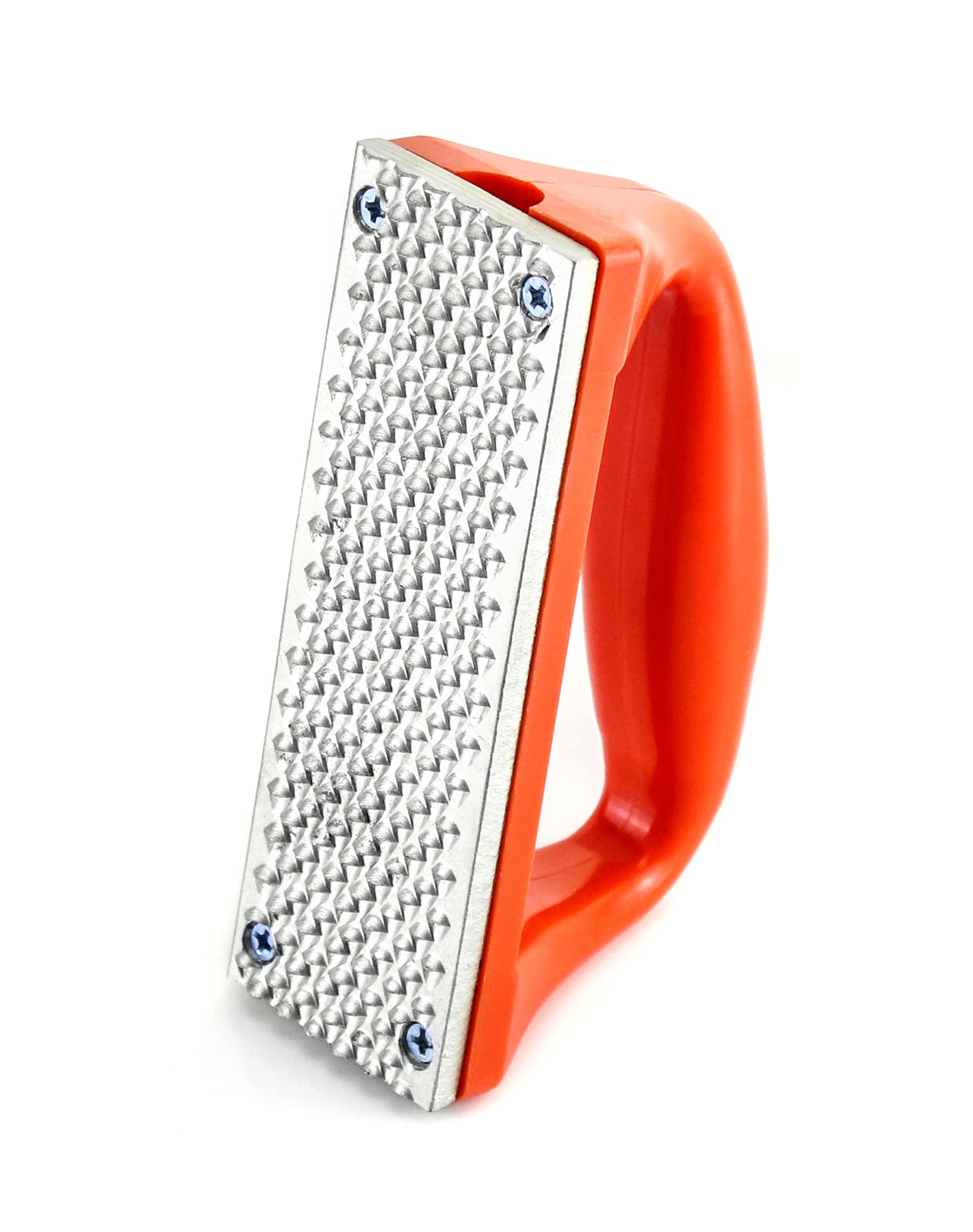 QWORK Mini Hoof Rasp File - Coarse-Toothed Equine Hoof Tool with Plastic Handle, Perfect for Foals, Goats & Small Hoofed Animals - 1pc