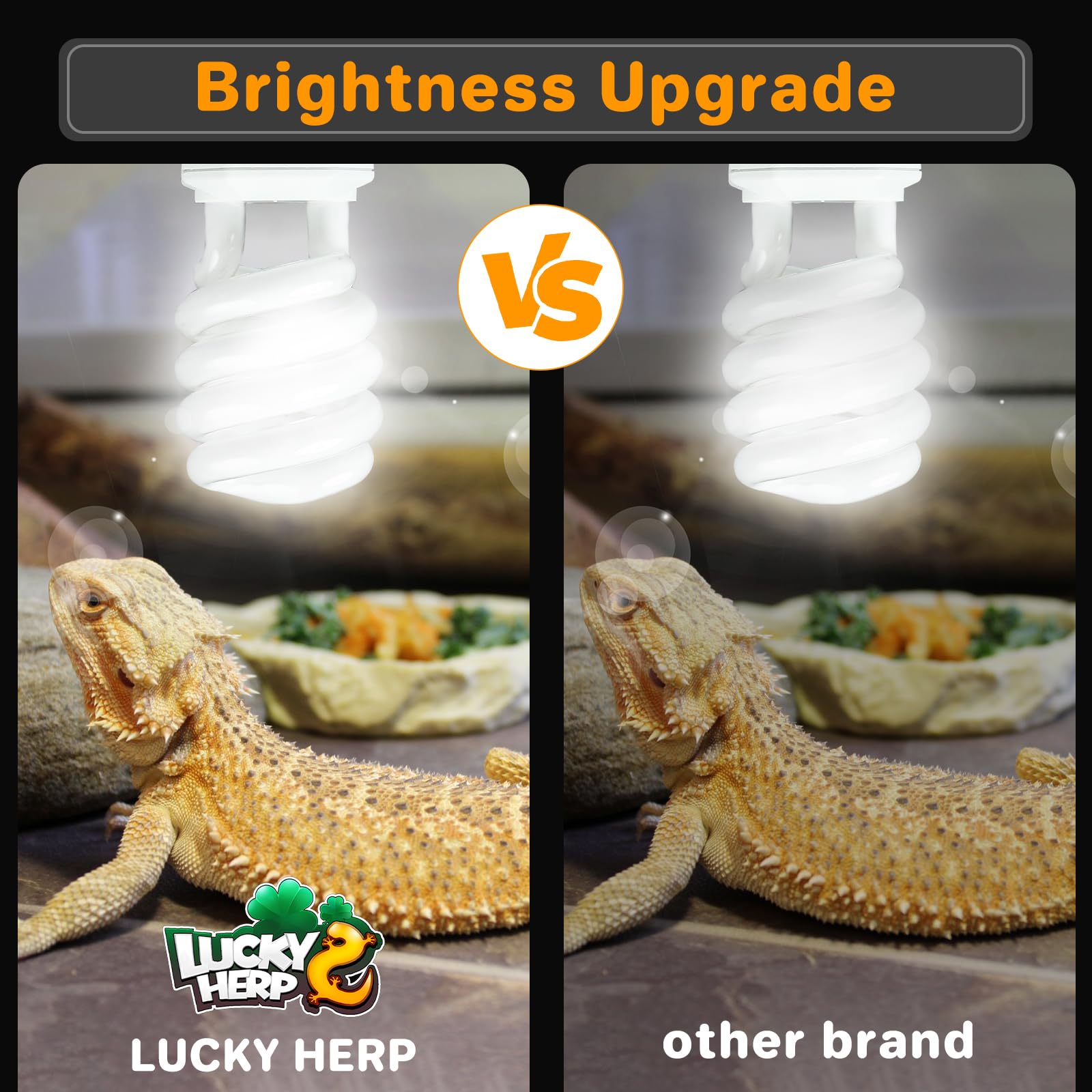 Lucky Herp Uva Uvb Reptile Light 10.0, Desert Uvb 150 Compact Fluorescent Lamp, Uvb Light For Reptiles 23W, Uva Uvb Reptile Ligh